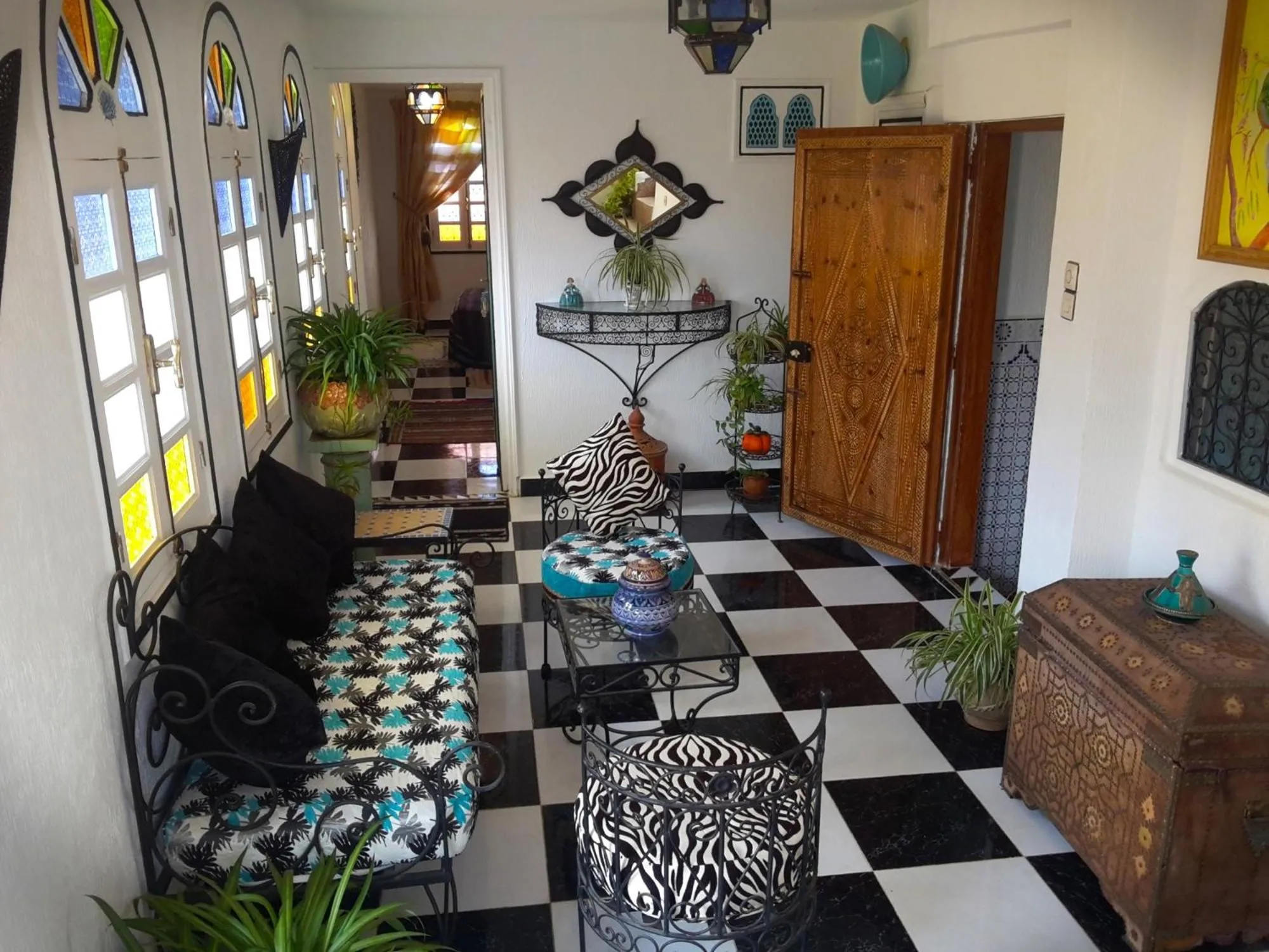 Living room in Riad Atika Mek