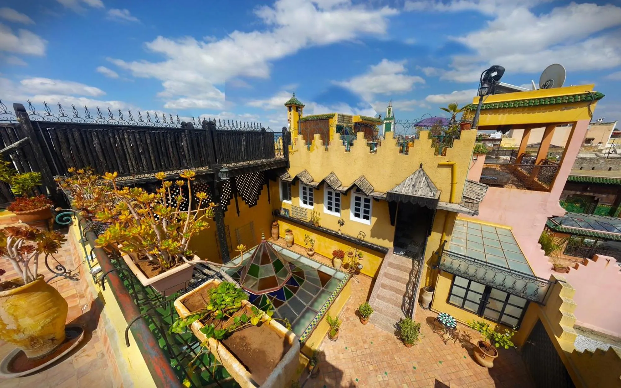 Balcony/Terrace in Riad Atika Mek