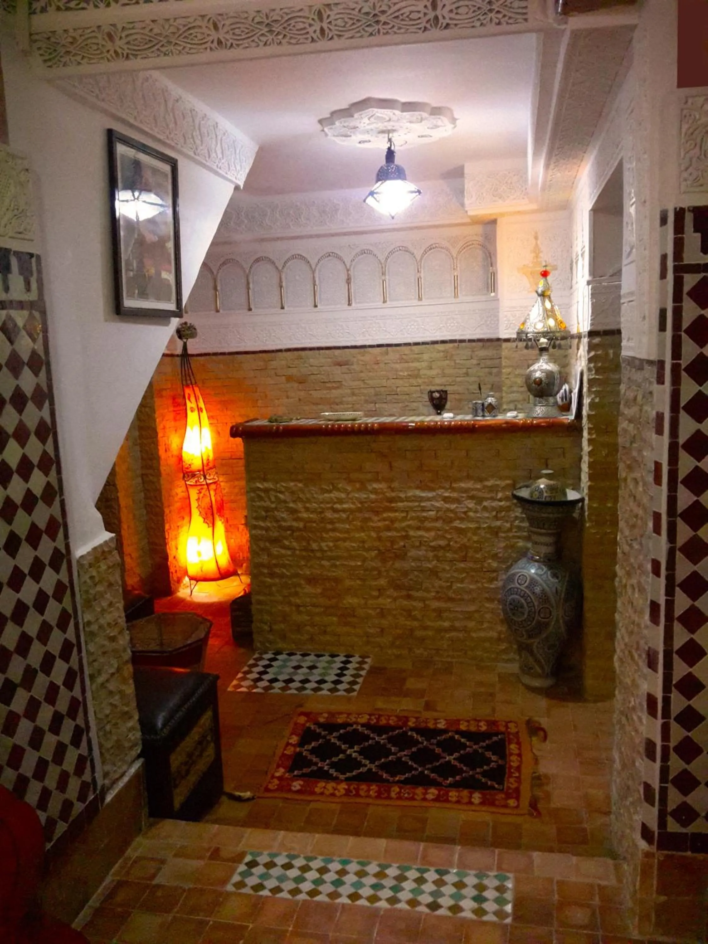 Lobby or reception in Riad Atika Mek
