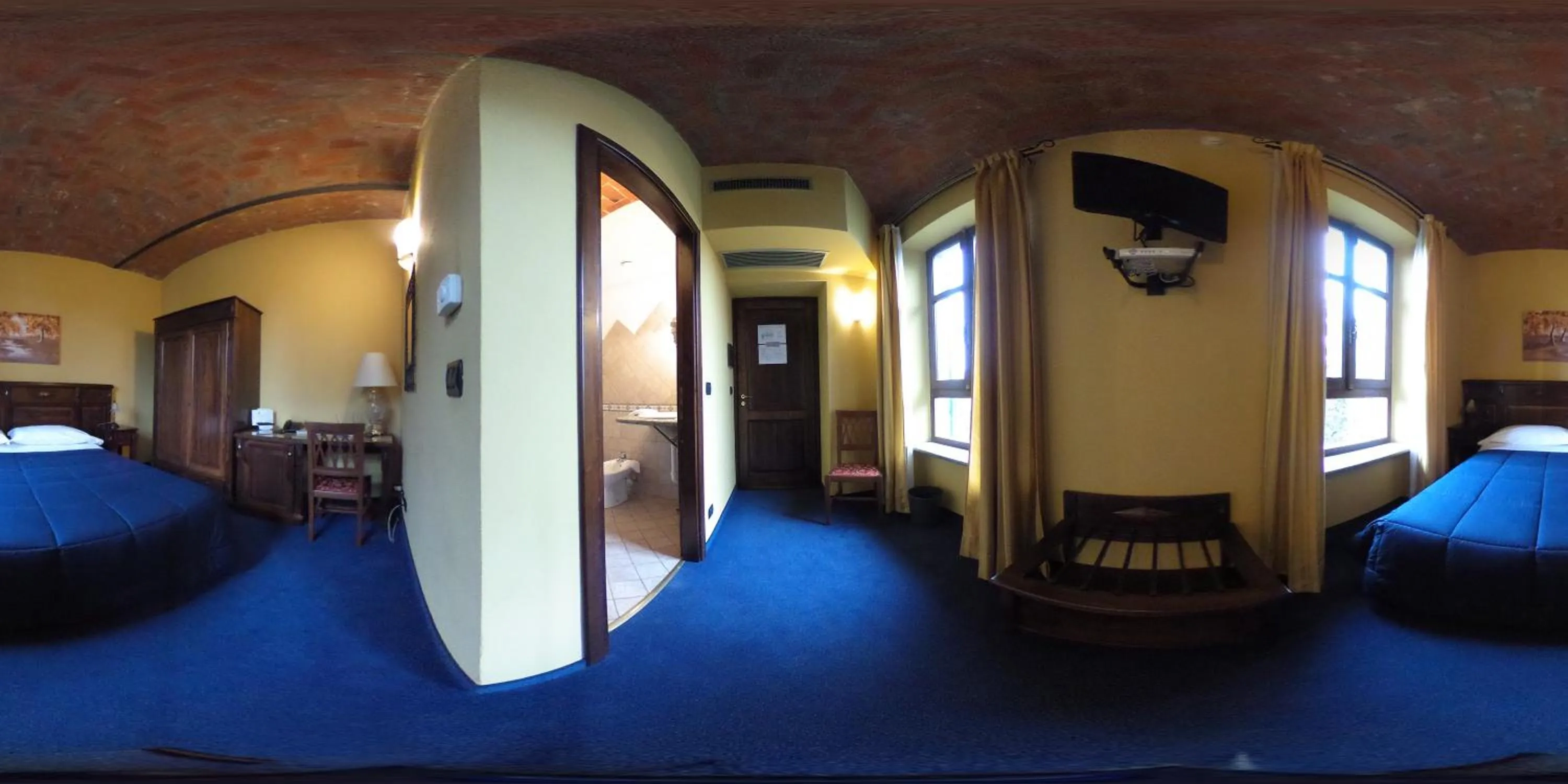 Bedroom, Bed in Hotel Damian Park Hotel Delle Magnolie