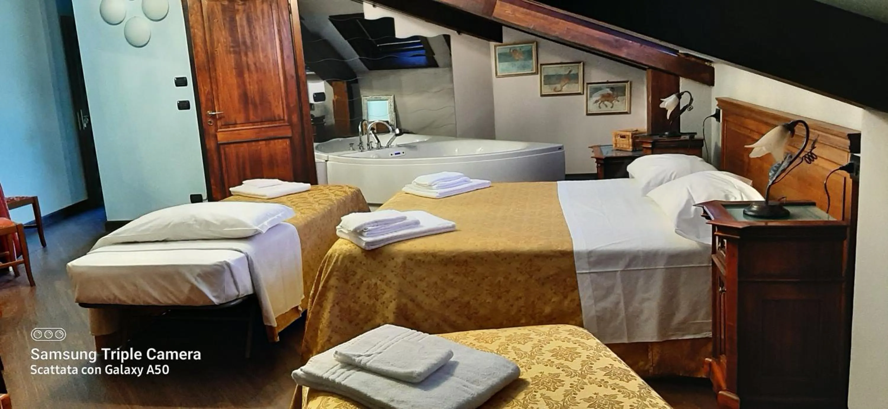 Bedroom, Bed in Hotel Damian Park Hotel Delle Magnolie