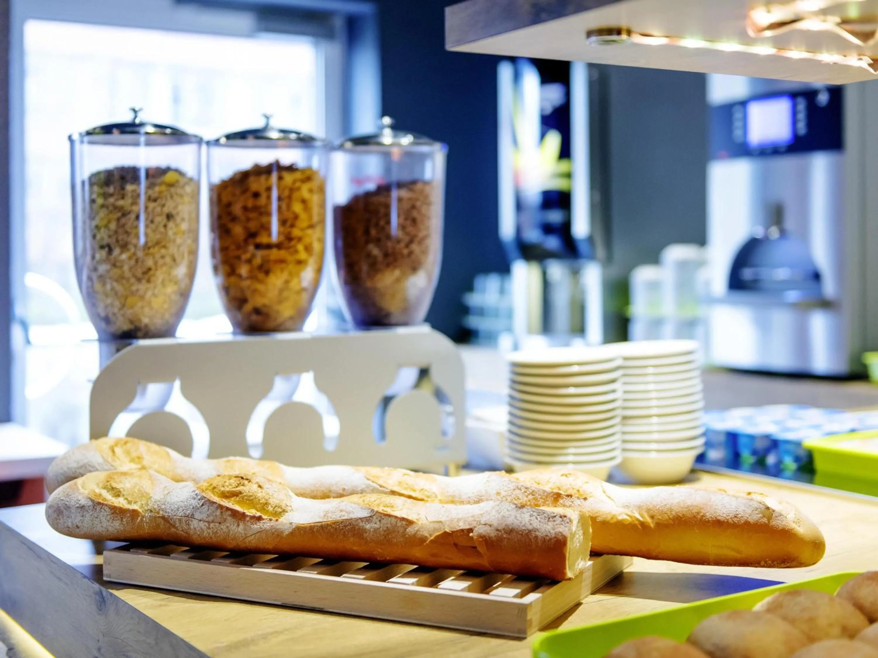 Breakfast in ibis Budget Luxembourg Aeroport