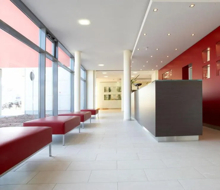 Lobby or reception in Qualitel Wilnsdorf