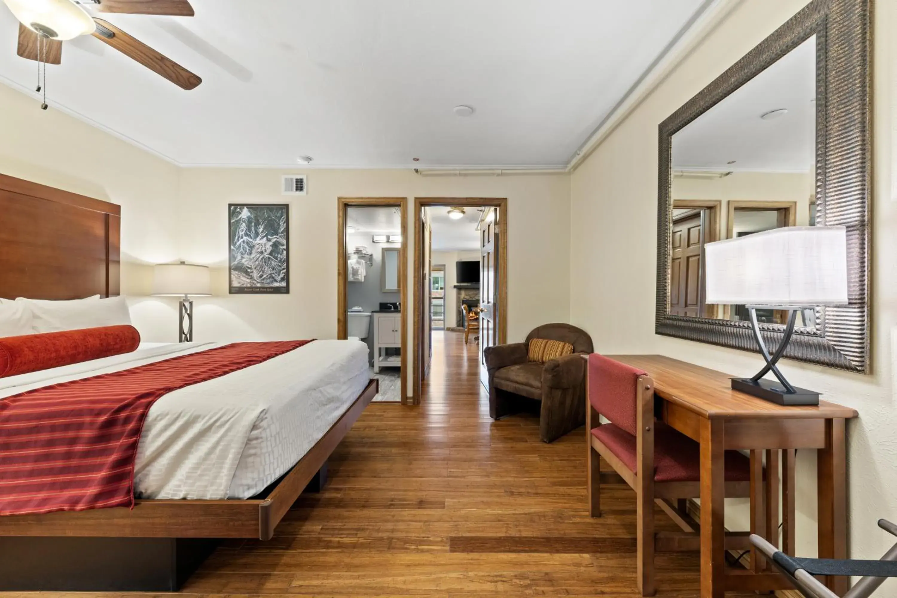 Bedroom, Bed in The Christie Lodge – All Suite Property Vail Valley/Beaver Creek Bedroom, Bed in The Christie Lodge – All Suite Property Vail Valley/Beaver Creek