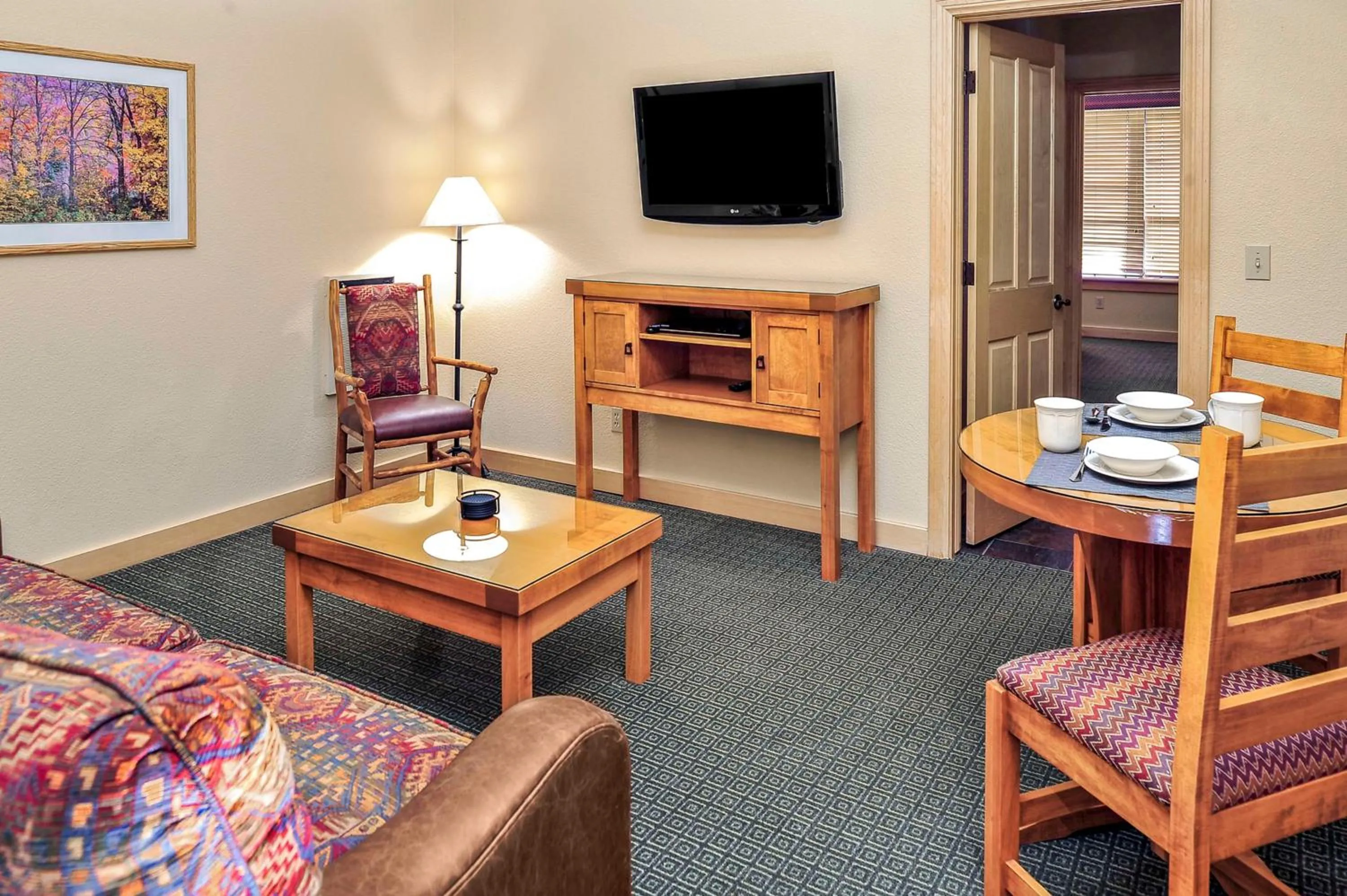 Living room in Hilton Vacation Club Cedar Breaks Brian Head