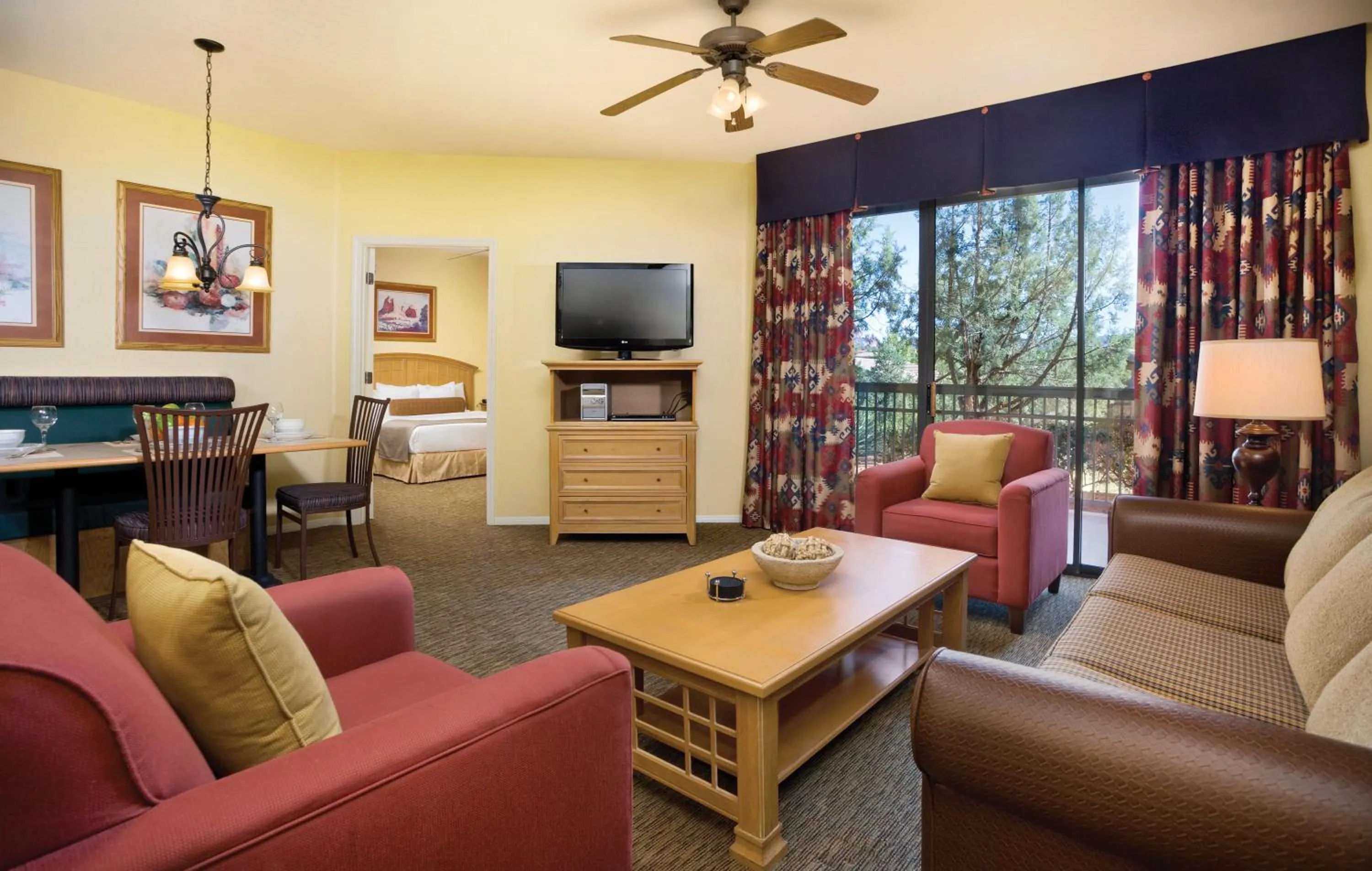Living room in Club Wyndham Sedona