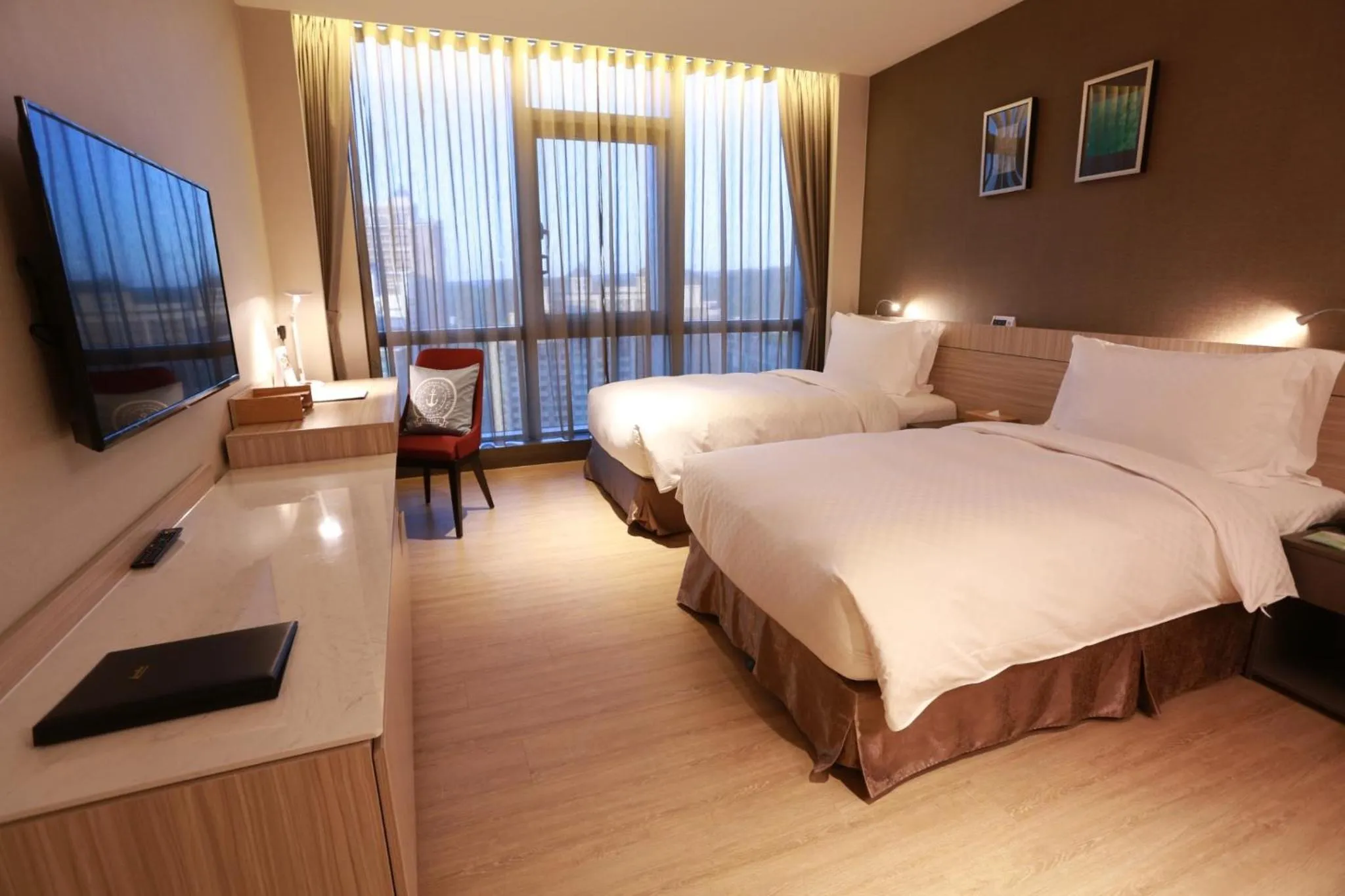 Bedroom, Bed in AJ Hotel Hsinchu