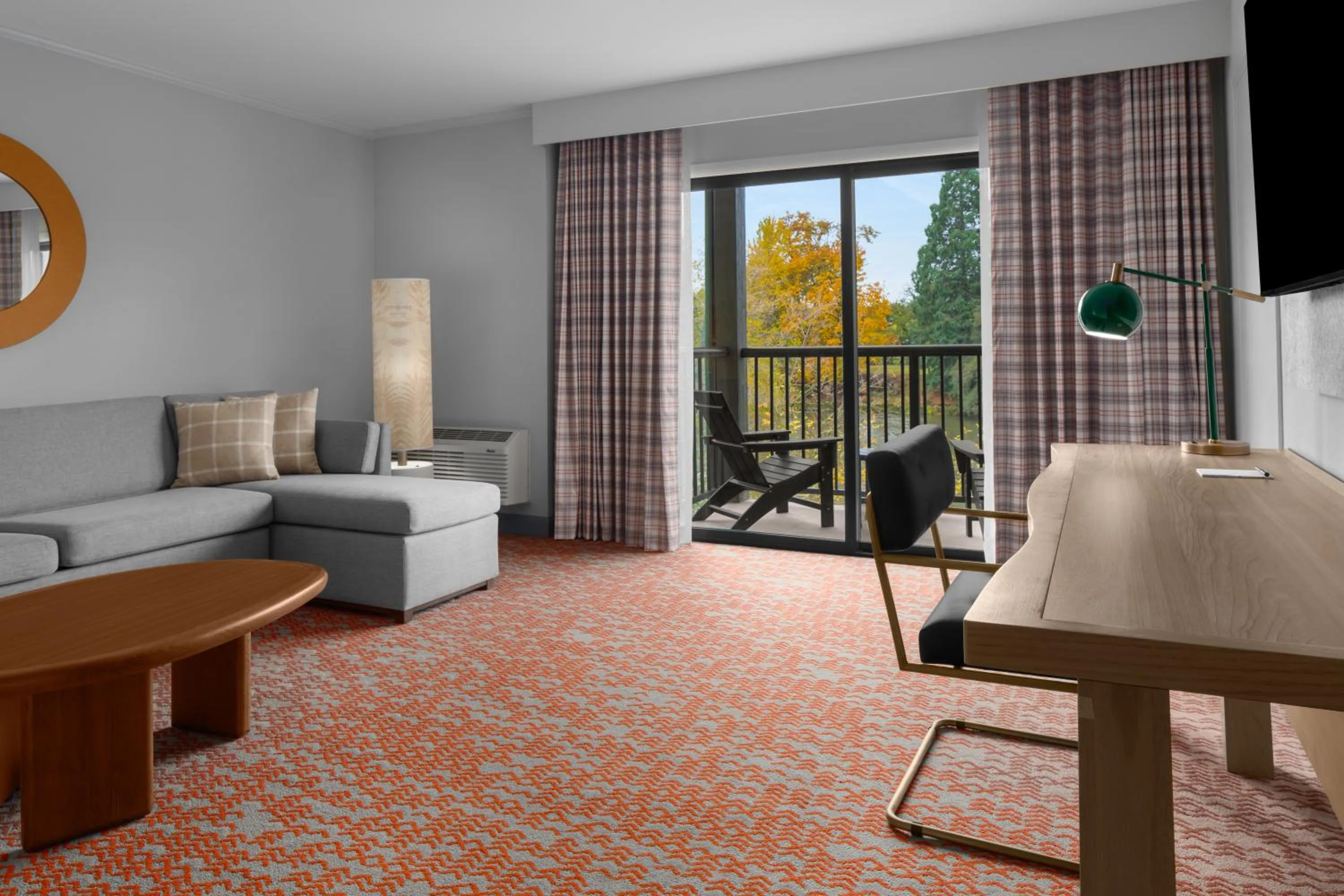 Seating area in Valley River Inn