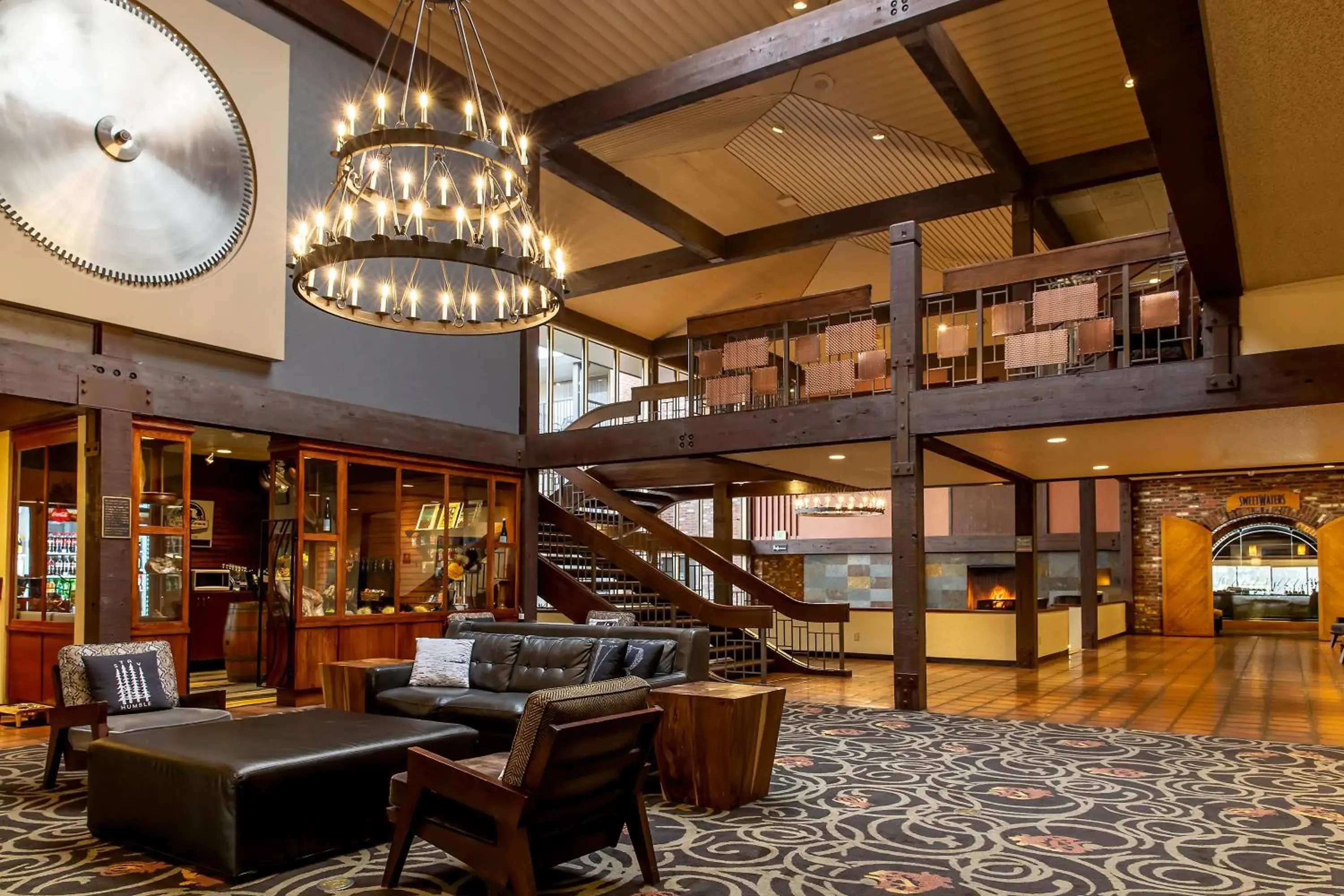 Lobby or reception, Lobby/Reception in Valley River Inn Eugene/Springfield