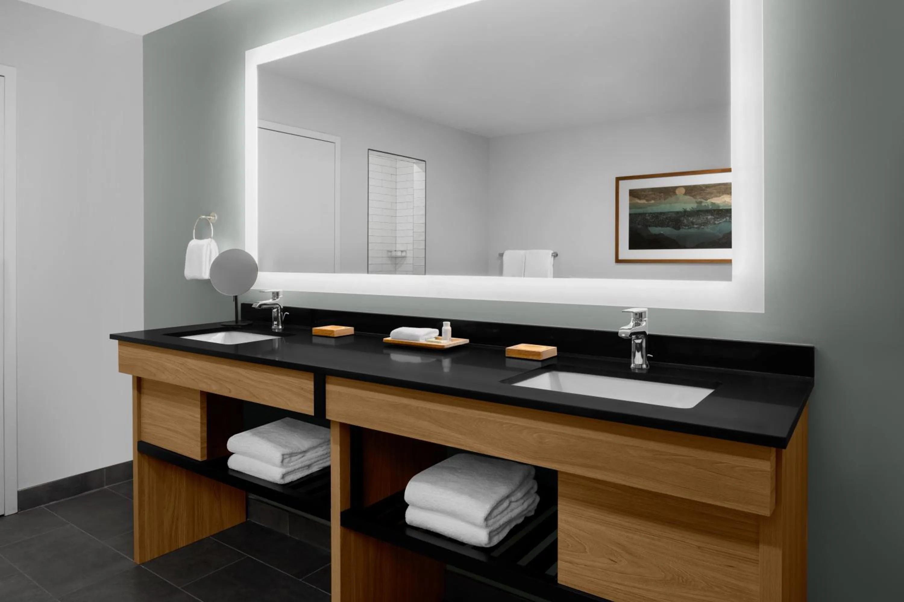 Bathroom in Valley River Inn