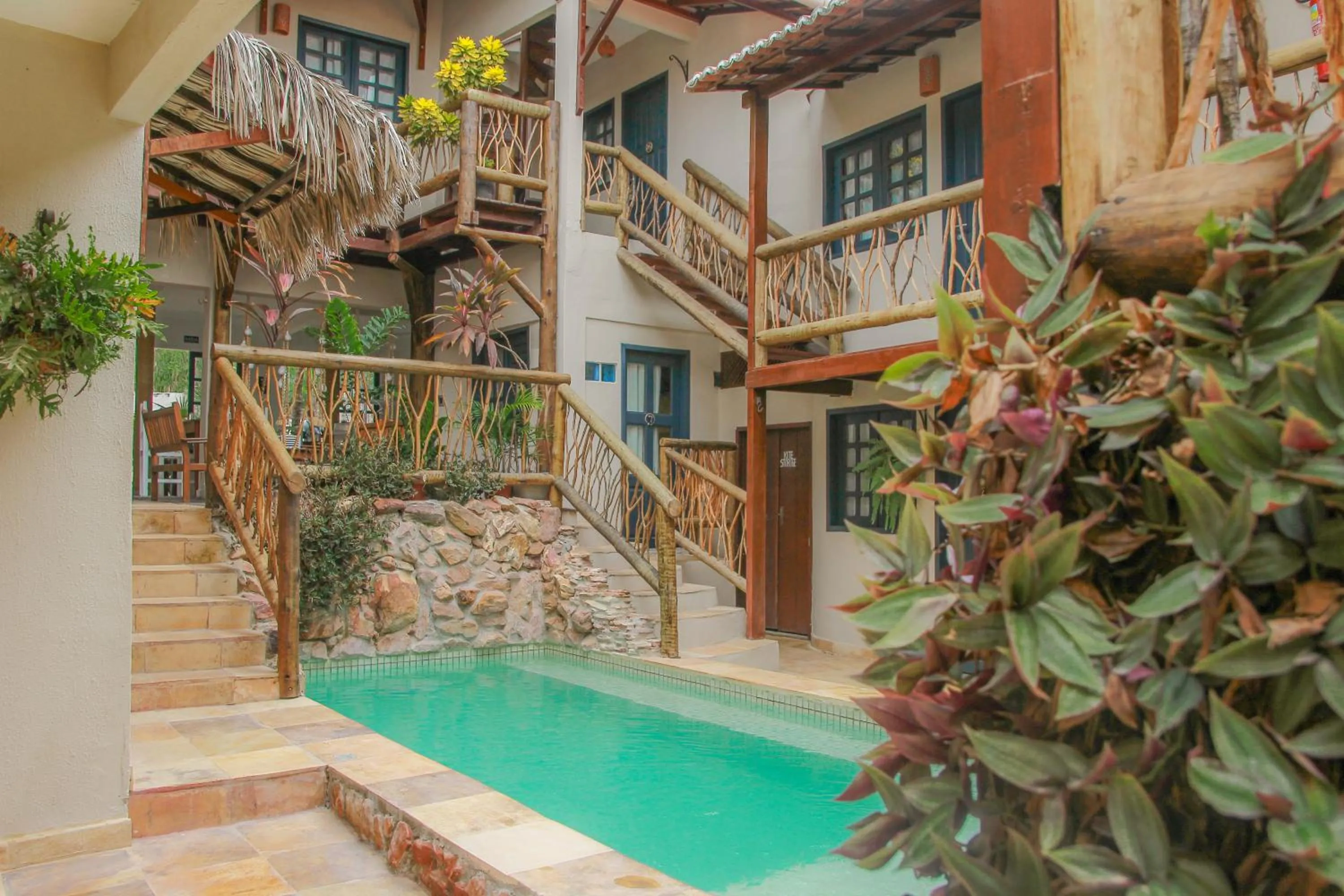 Swimming pool in Azul Pousada