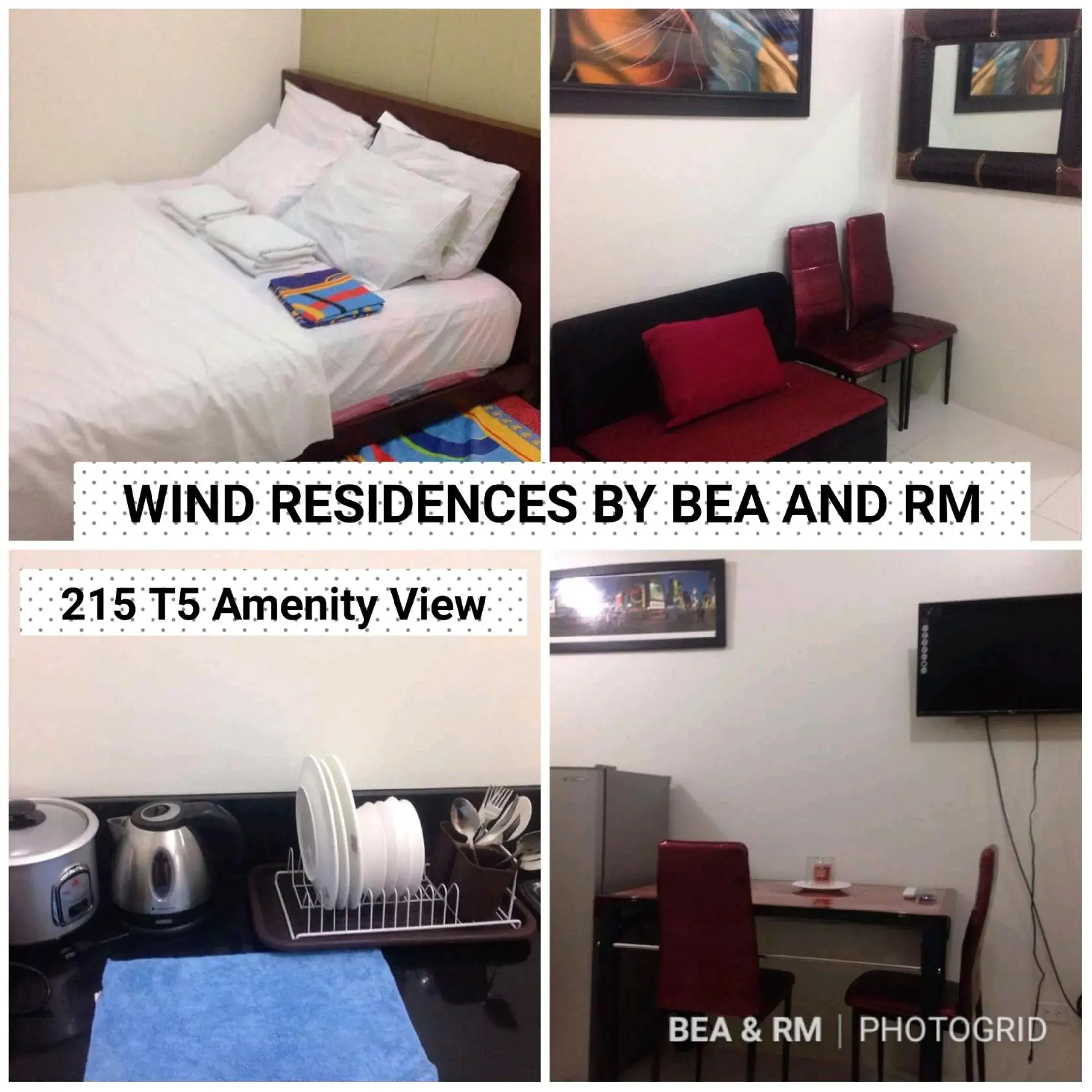 Bed in Wind Residences by Bea and RM Bed in Wind Residences by Bea and RM