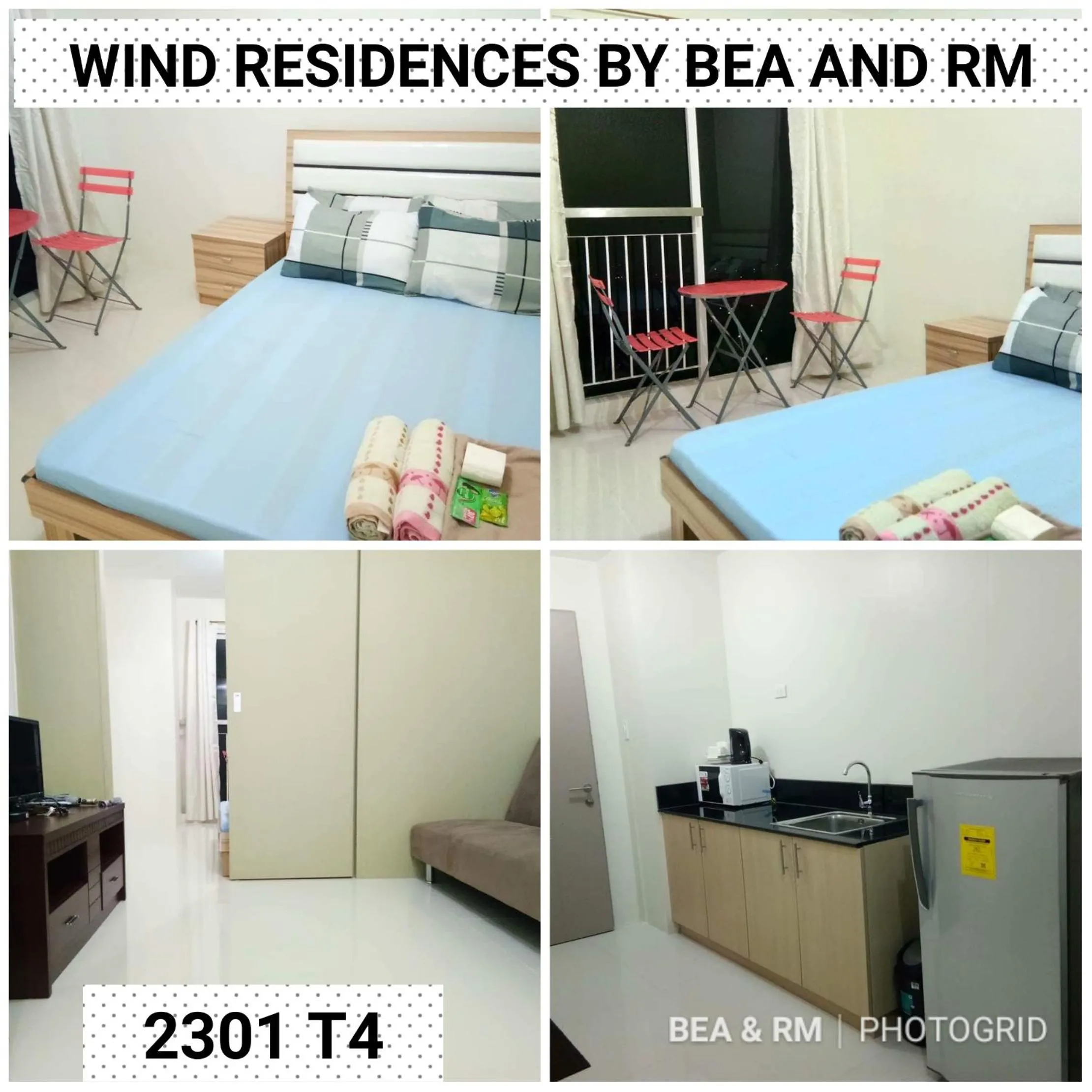 Bed in Wind Residences by Bea and RM