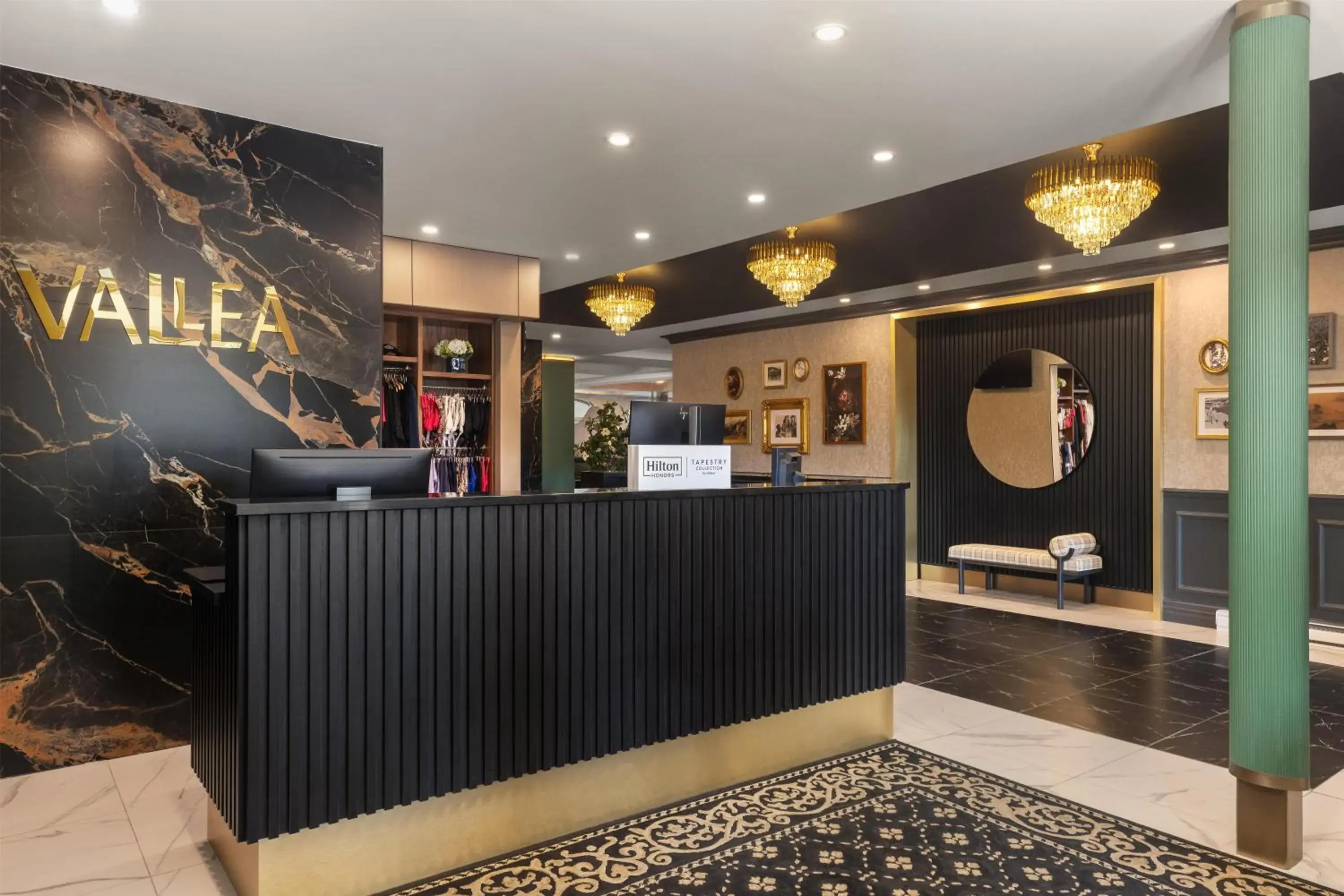 Lobby or reception in Hotel Vallea Bromont, Tapestry Collection by Hilton Lobby or reception in Hotel Vallea Bromont, Tapestry Collection by Hilton