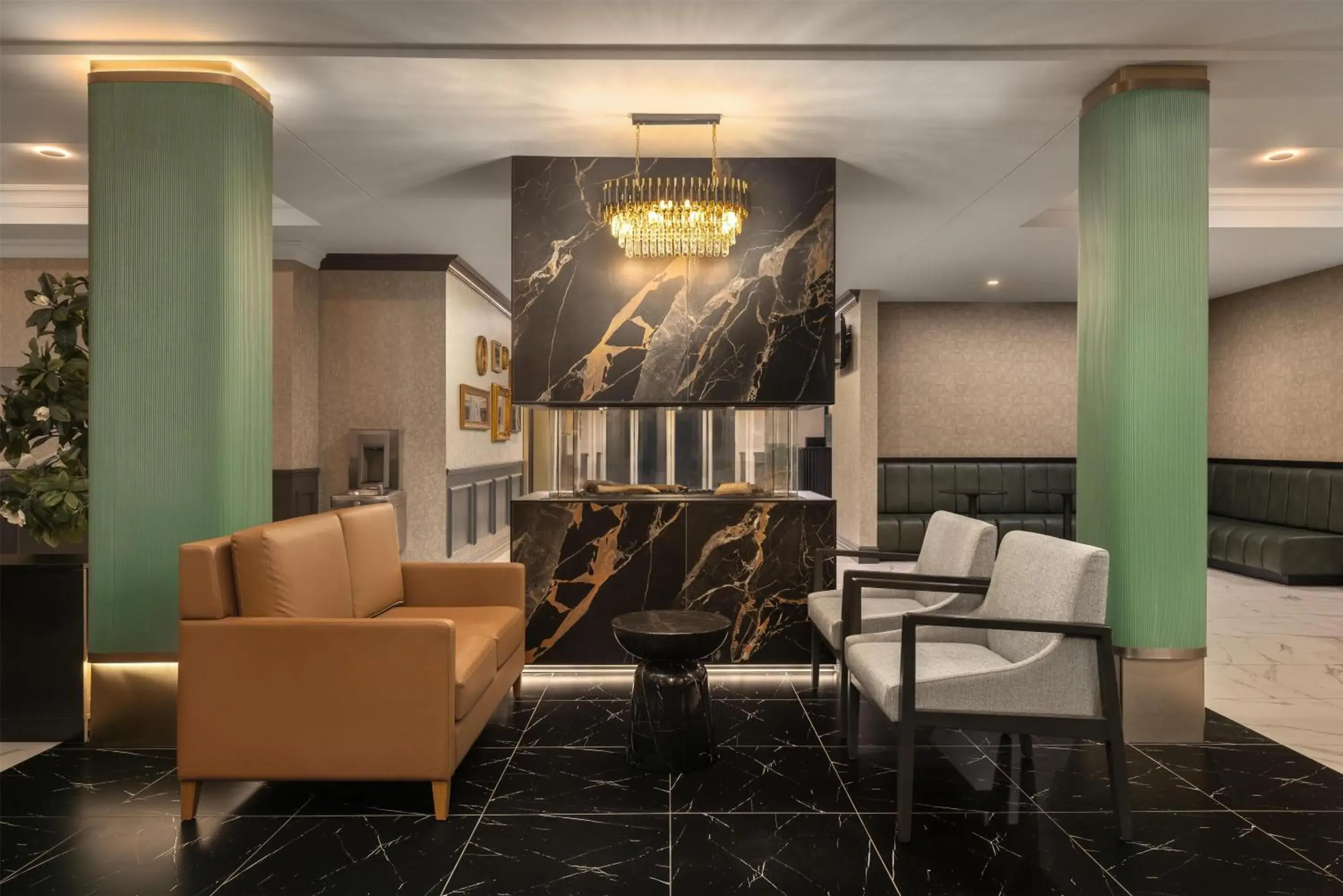 Lobby or reception in Hotel Vallea Bromont, Tapestry Collection by Hilton Lobby or reception in Hotel Vallea Bromont, Tapestry Collection by Hilton