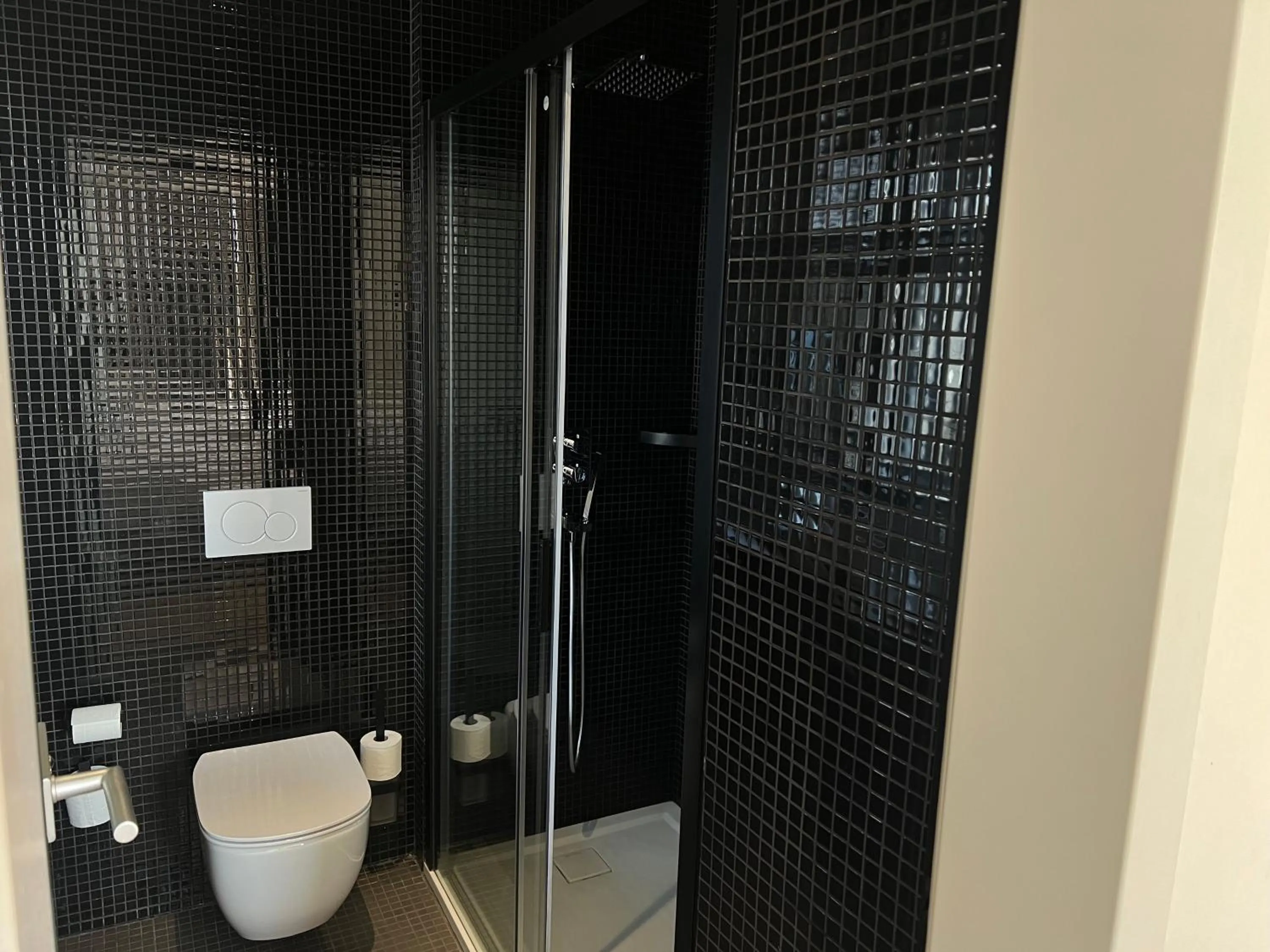 Shower in Hotel Praha Liberec