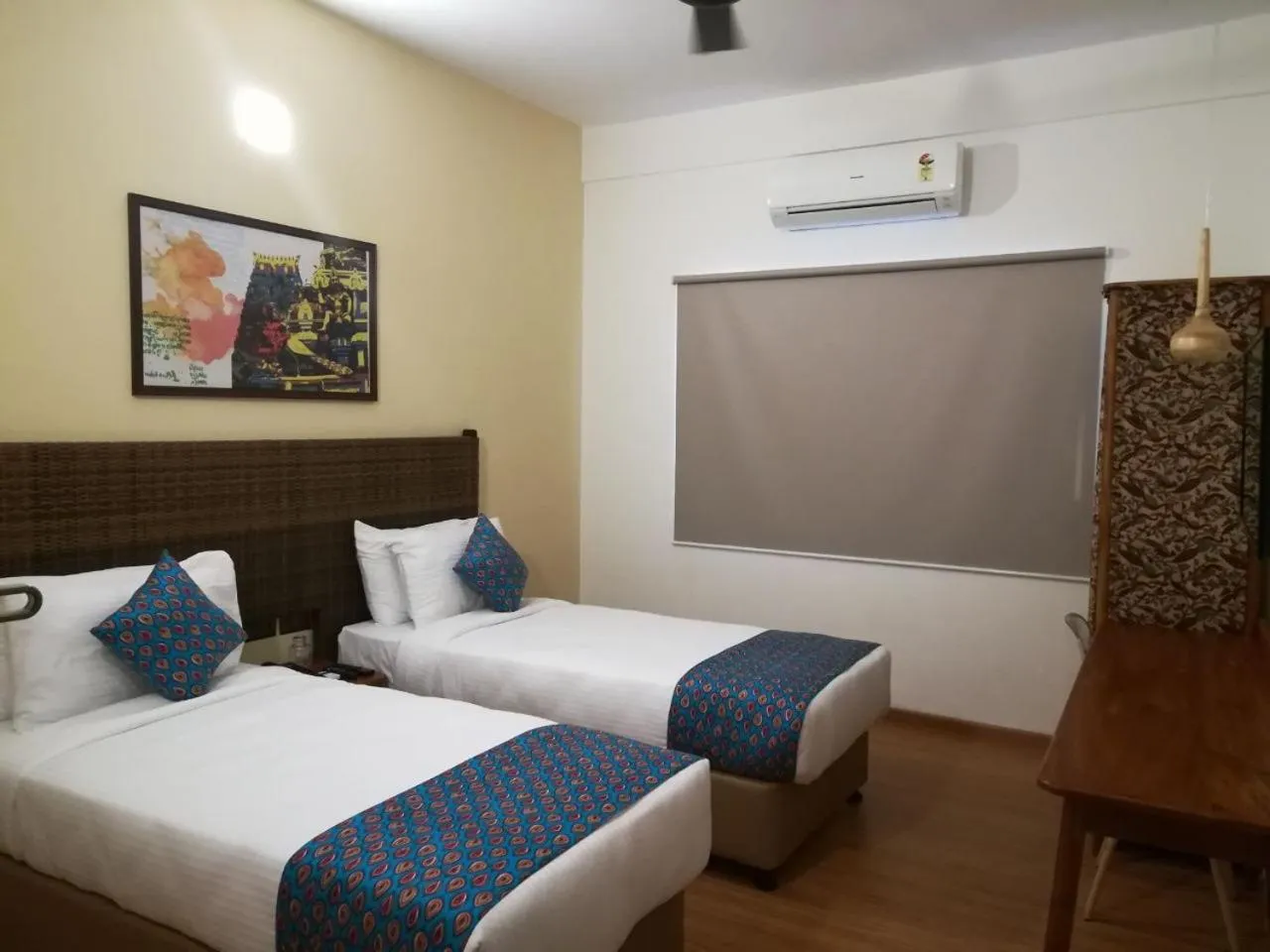 Bed in Hotel Beebiz Guindy