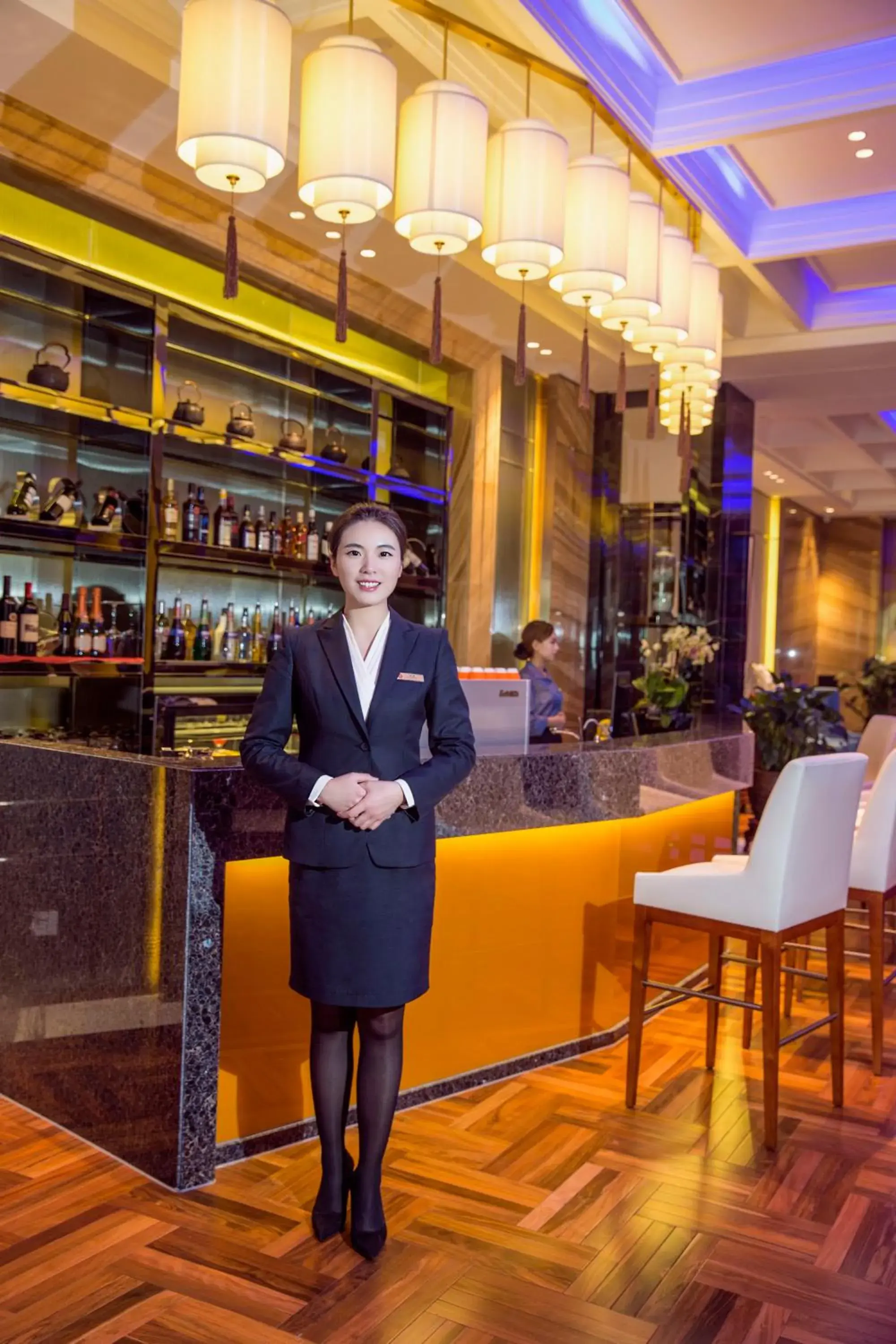 Lounge or bar in Ordos Yonggui Hotel Lounge or bar in Ordos Yonggui Hotel