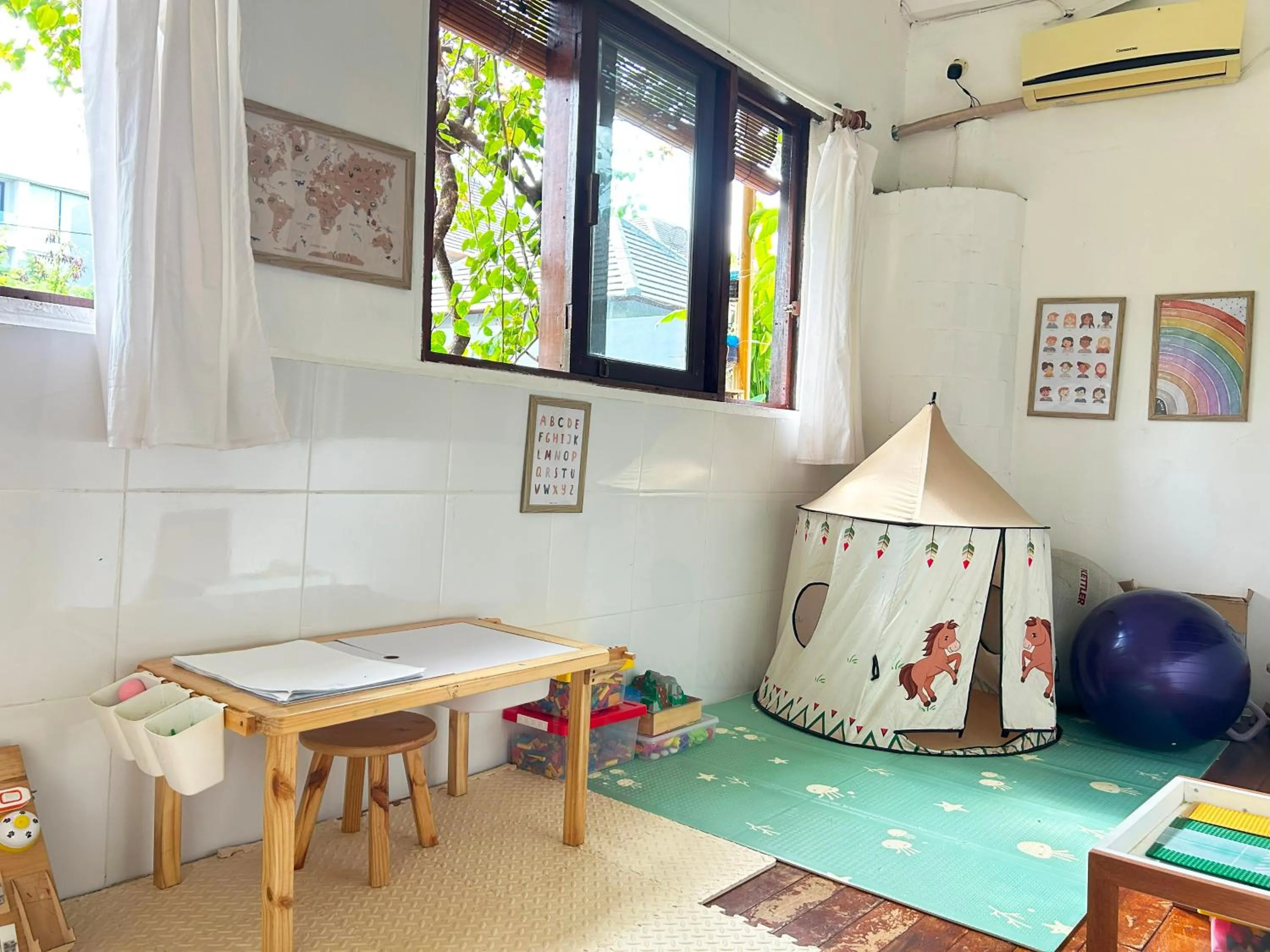 Children play ground in Serenity Eco Guesthouse - CHSE certified