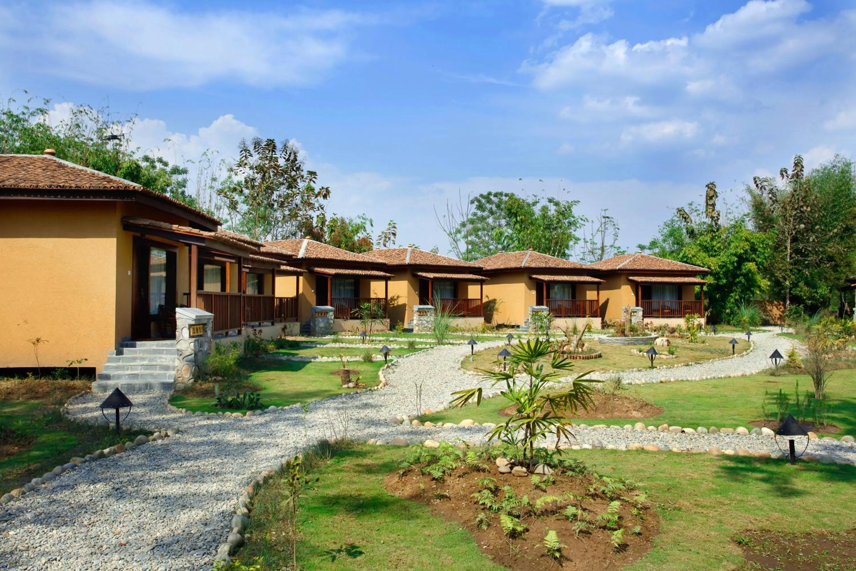 Garden in Jungle Villa Resort - Near Chitwan National Park