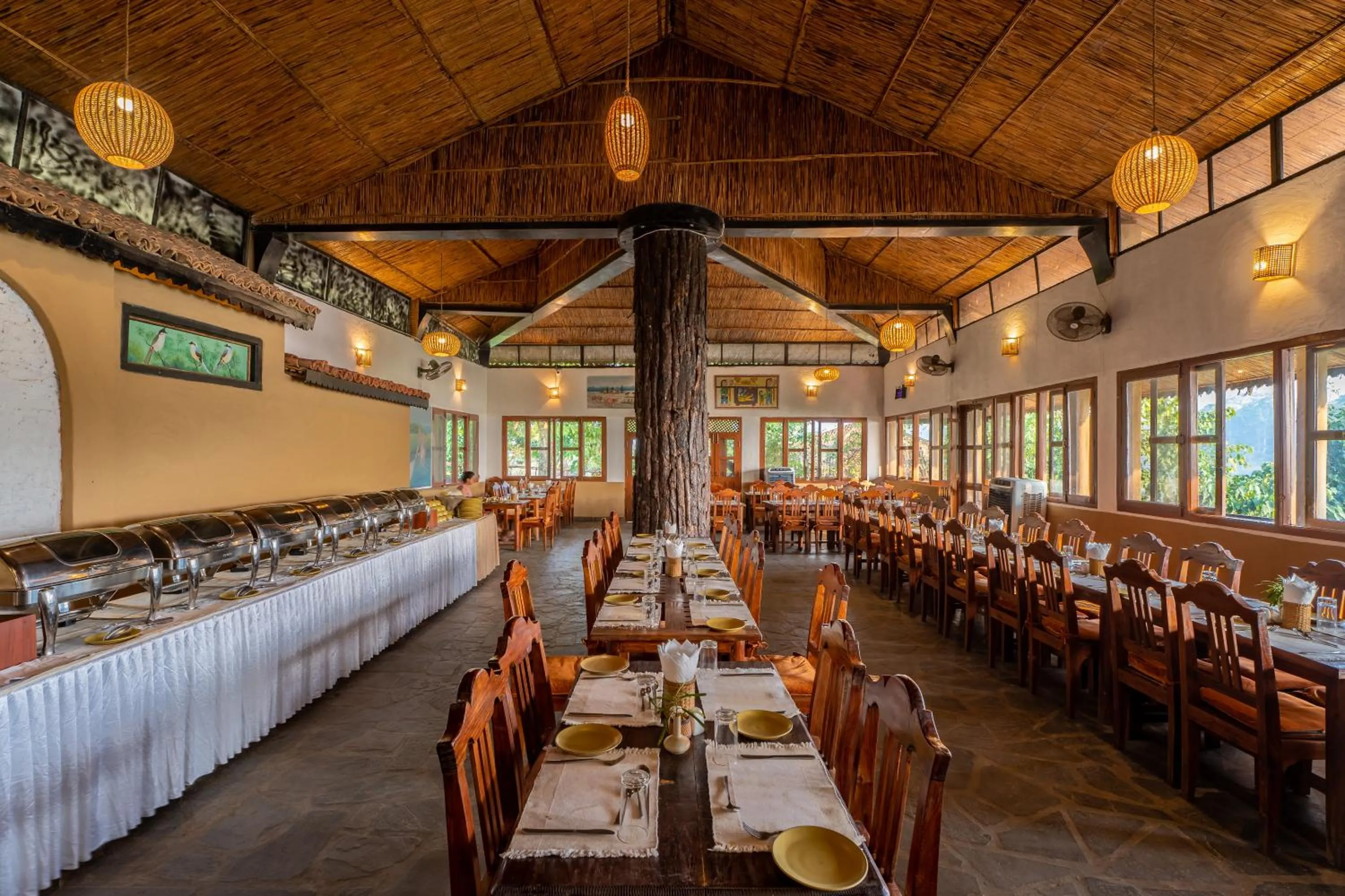 Restaurant/places to eat in Jungle Villa Resort - Near Chitwan National Park