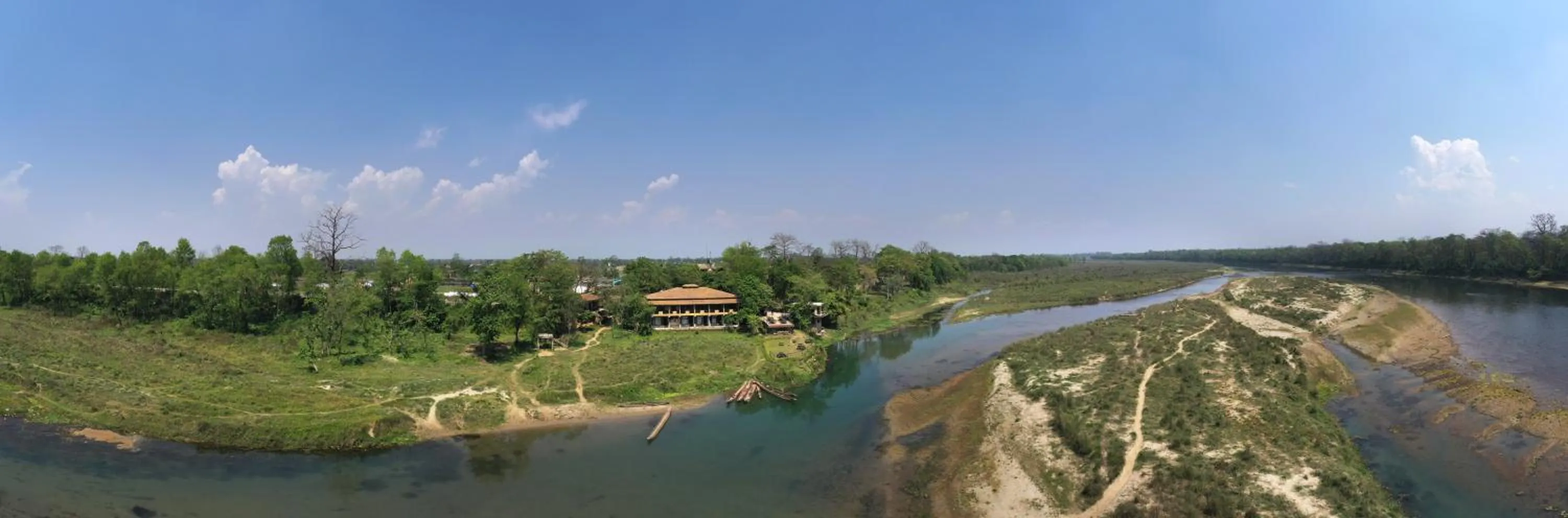 Natural landscape in Jungle Villa Resort - Near Chitwan National Park