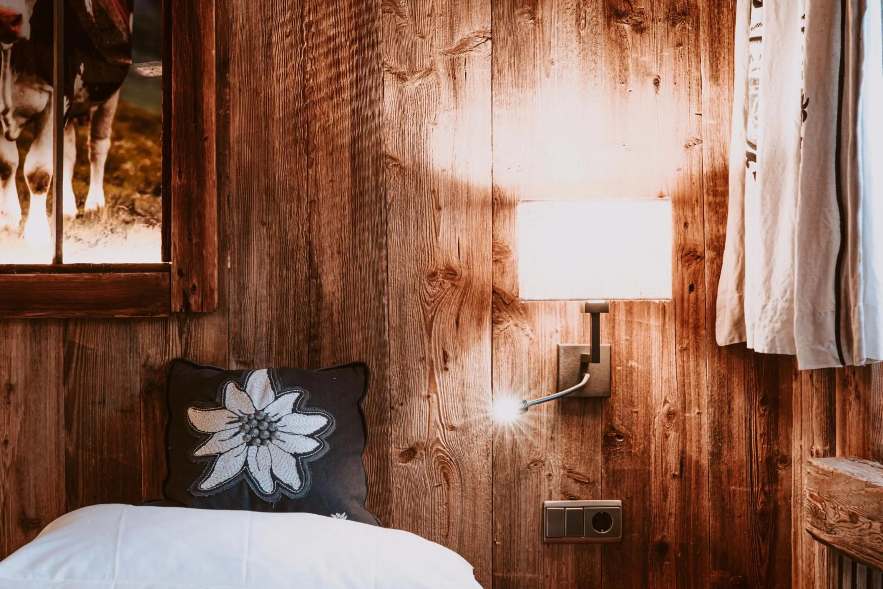 Photo of the whole room, Bed in Hotel Bergschlössl