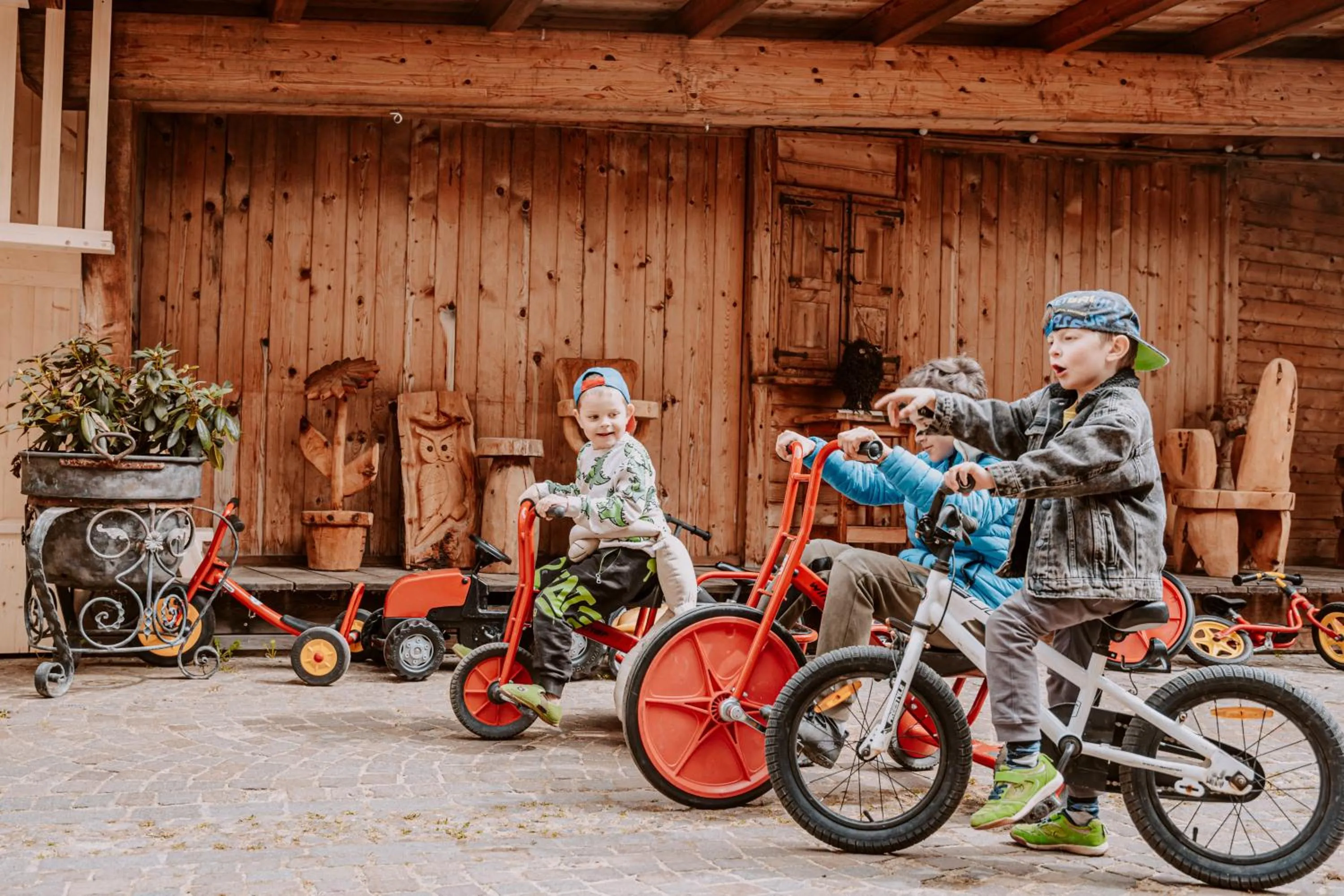 Children play ground in Hotel Bergschlössl