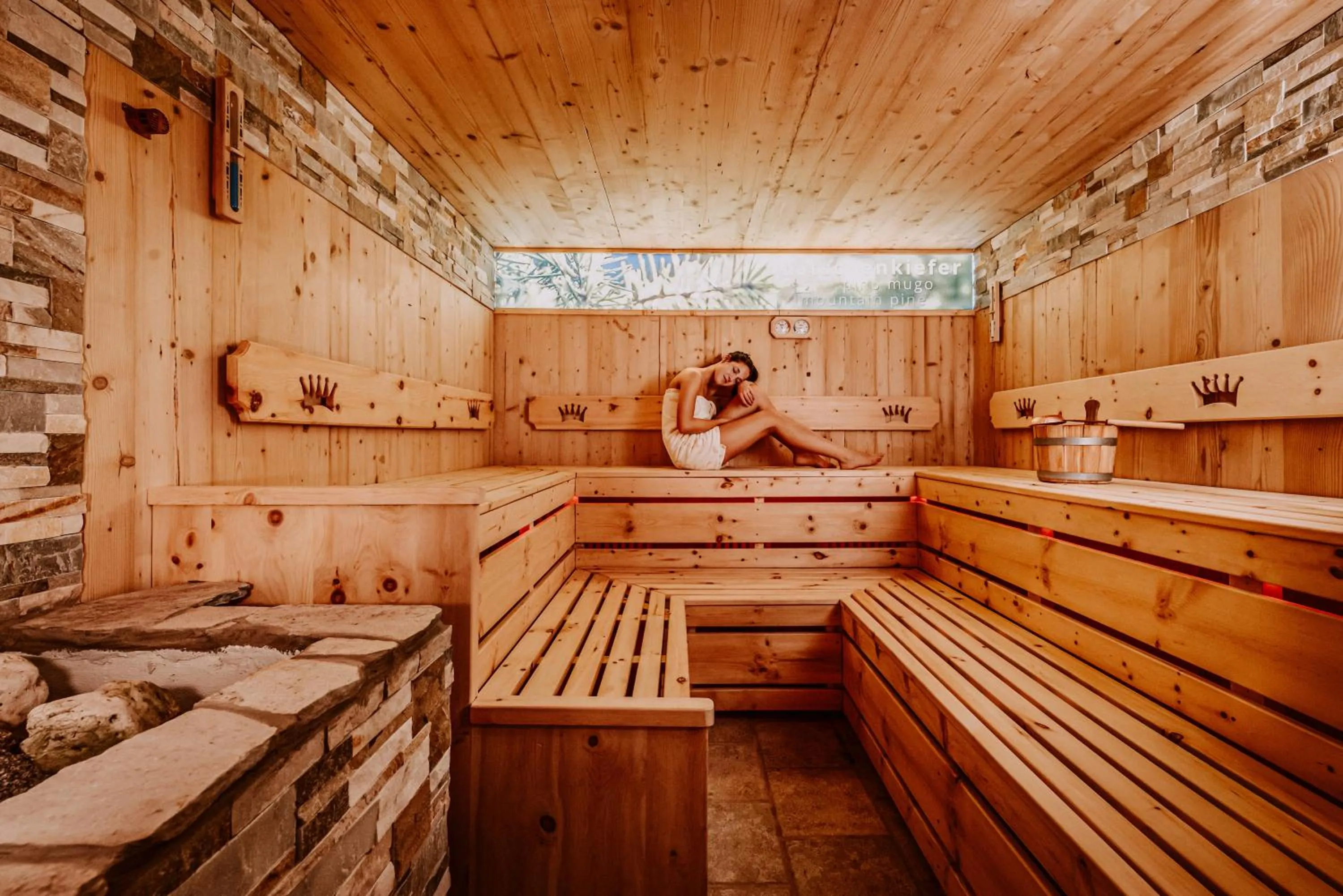 Sauna in Hotel Bergschlössl