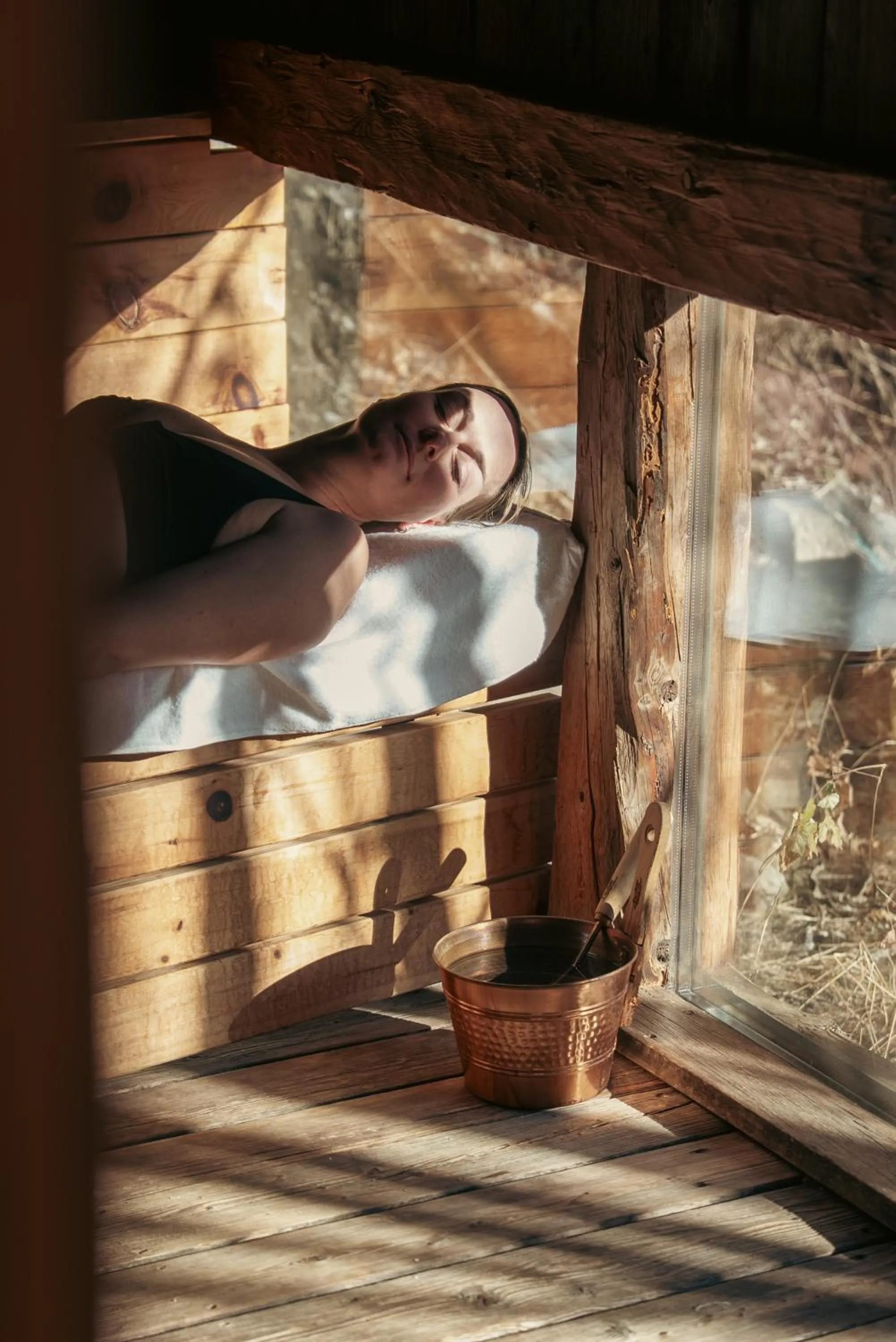 Sauna in Hotel Bergschlössl