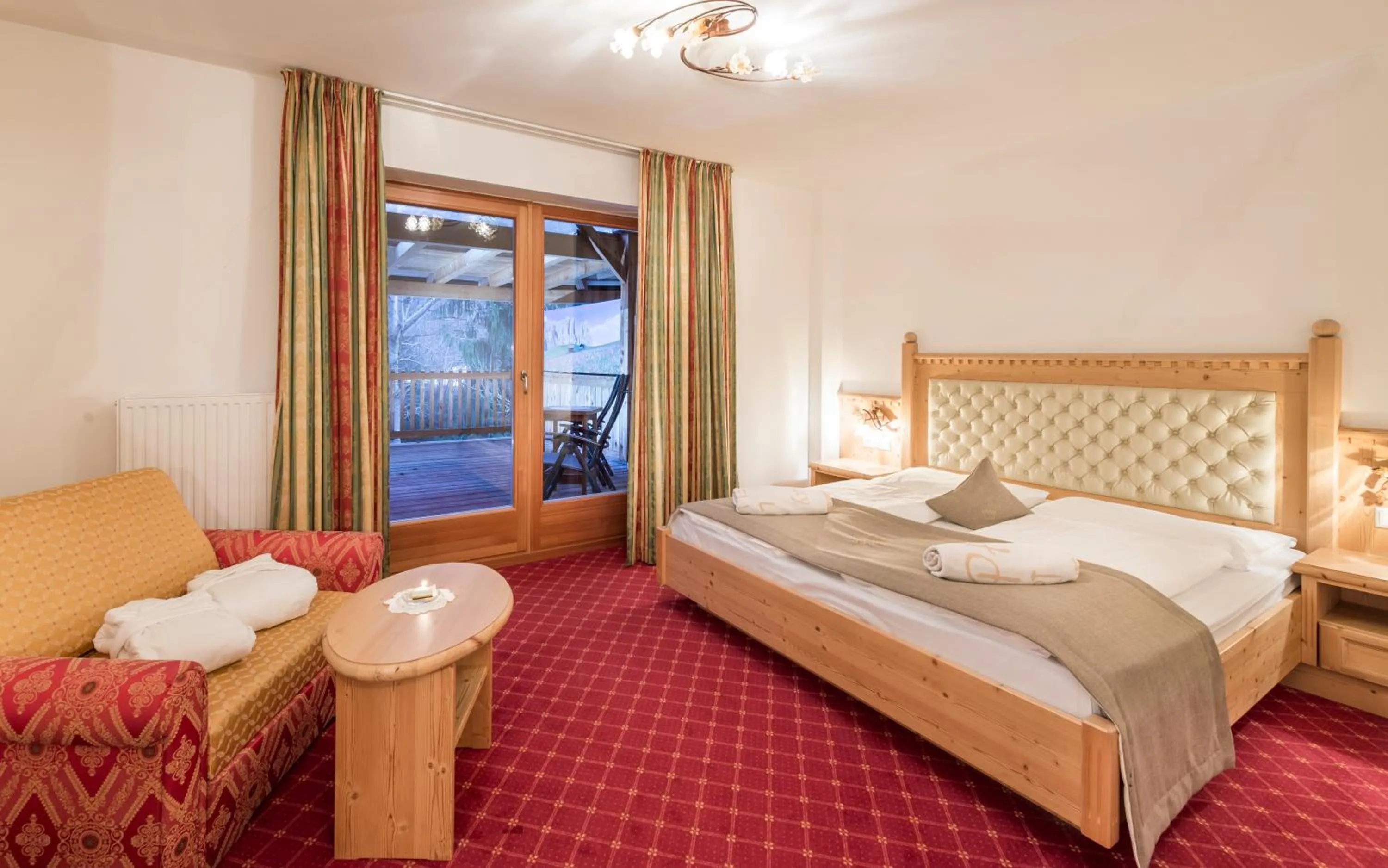 Photo of the whole room, Bed in Hotel Bergschlössl