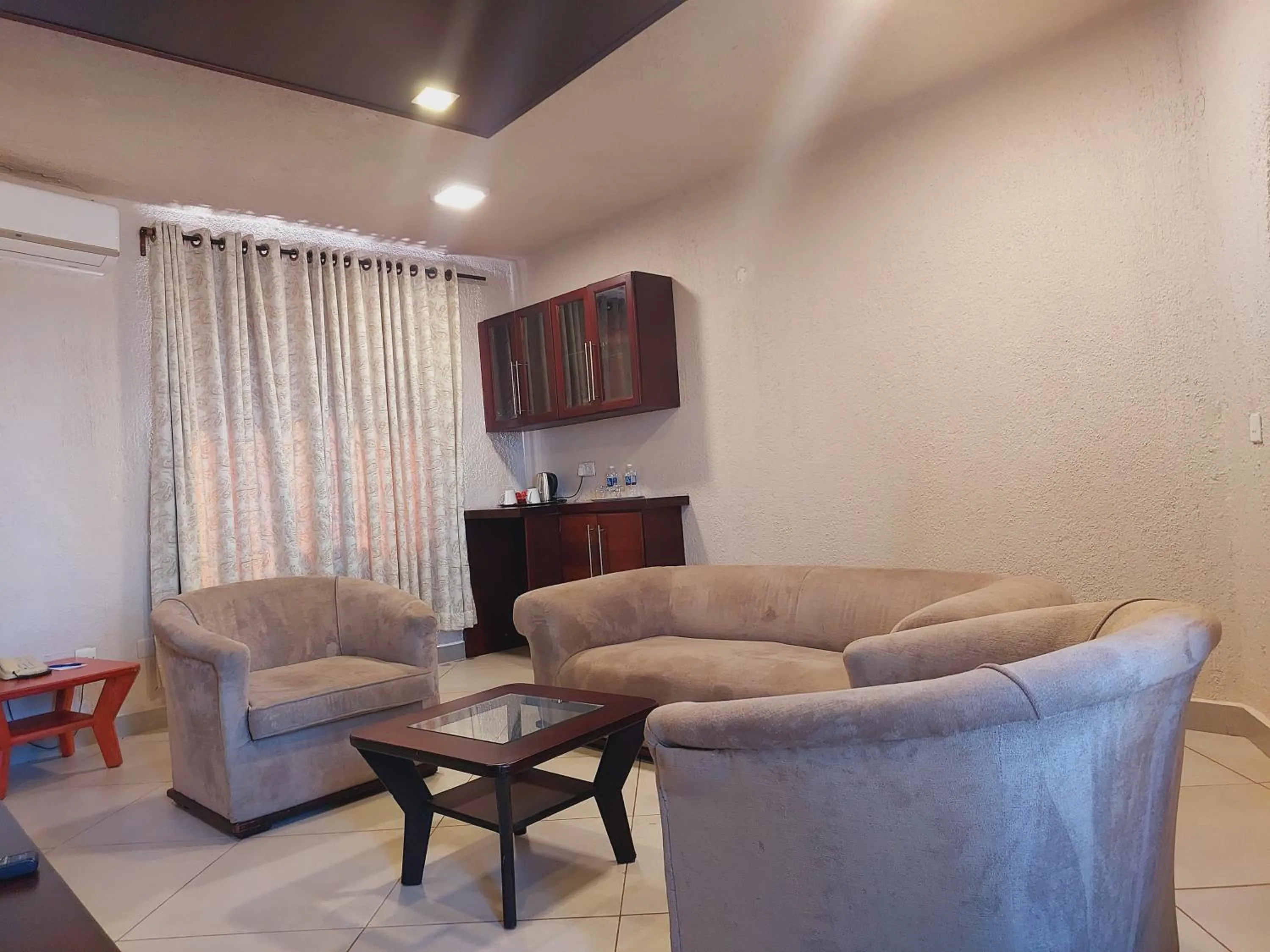 Living room in Caribbea Bay Resort