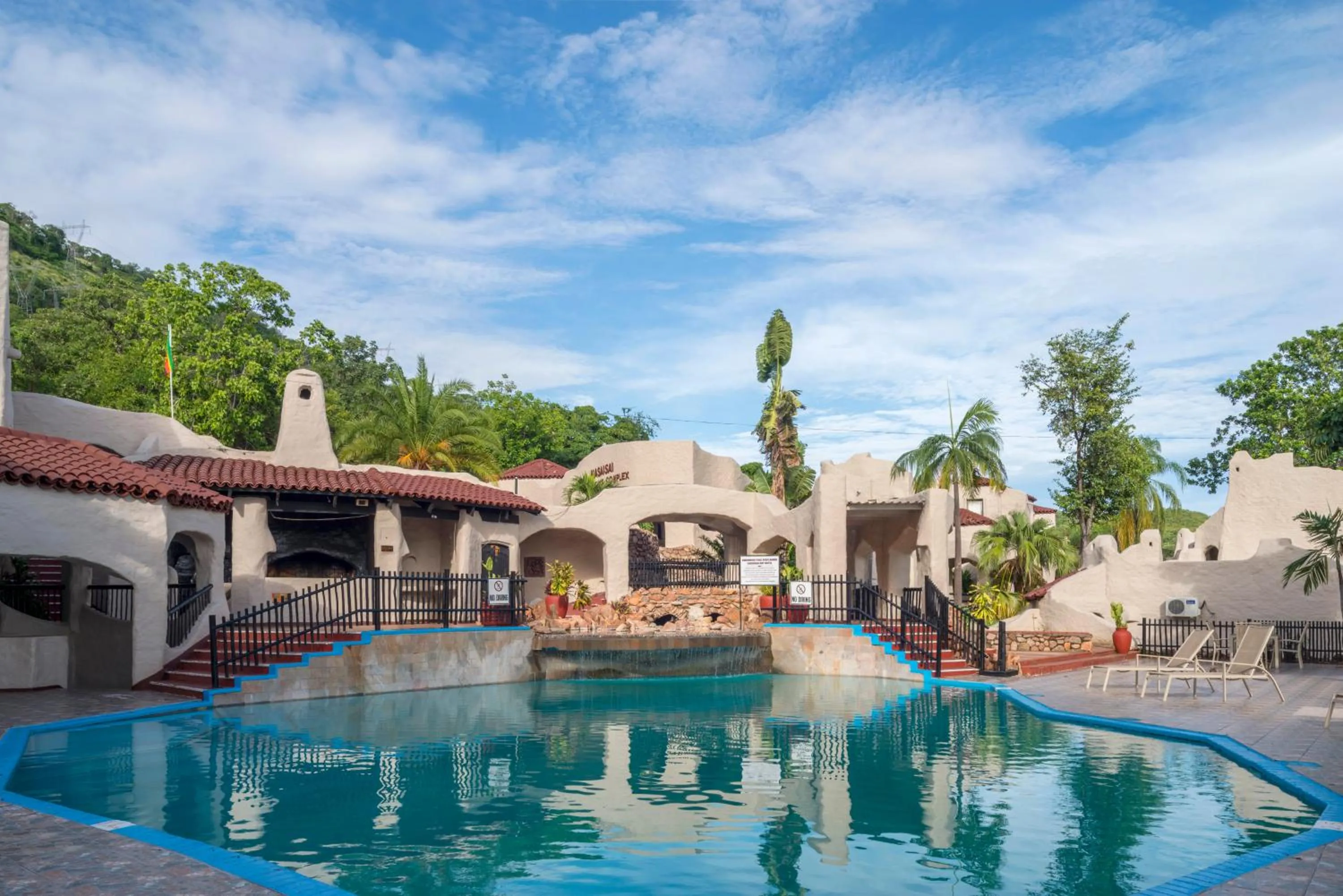 Pool view in Caribbea Bay Resort