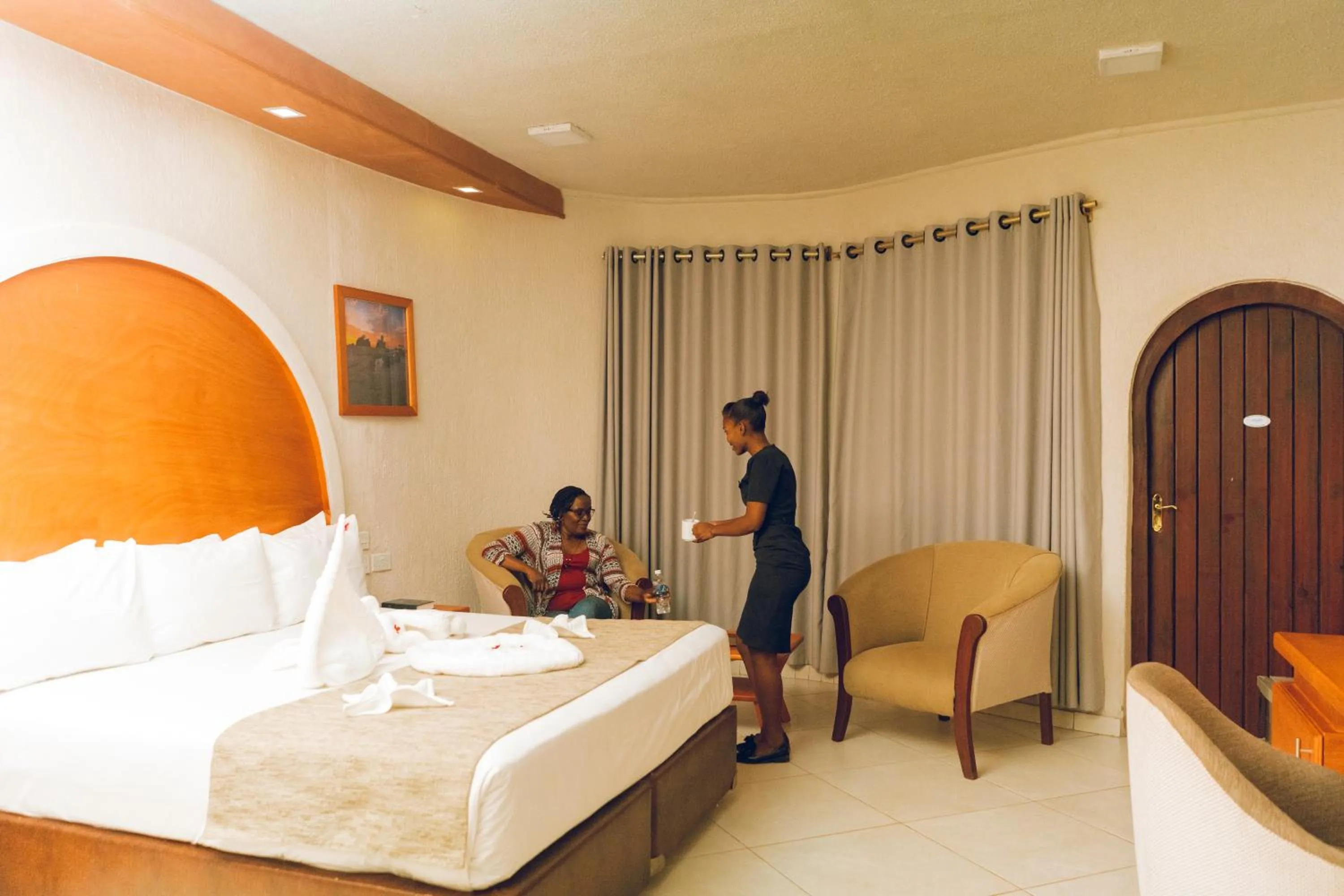 Bedroom in Caribbea Bay Resort