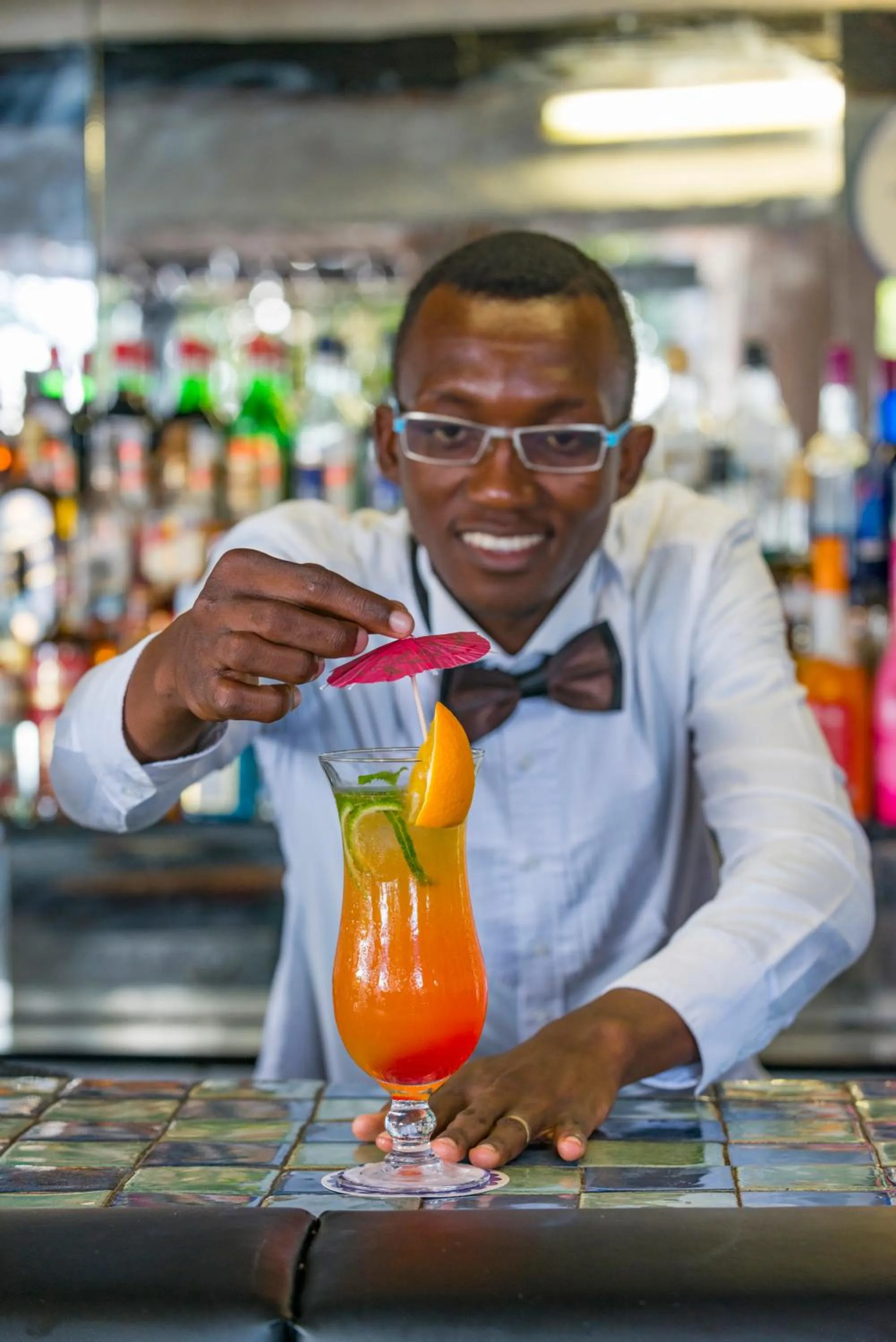 Lounge or bar in Caribbea Bay Resort