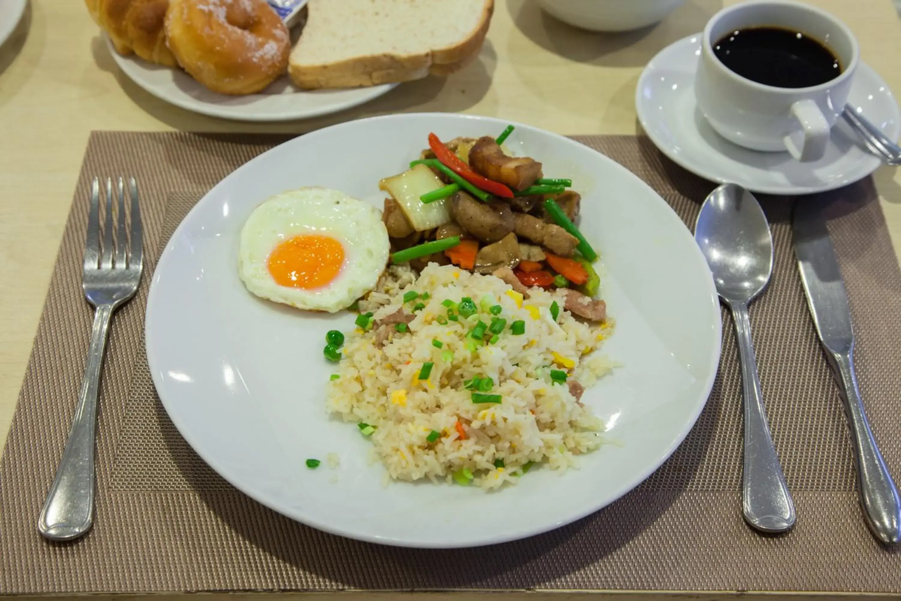 Breakfast in Baumancasa Beach Resort Breakfast in Baumancasa Beach Resort