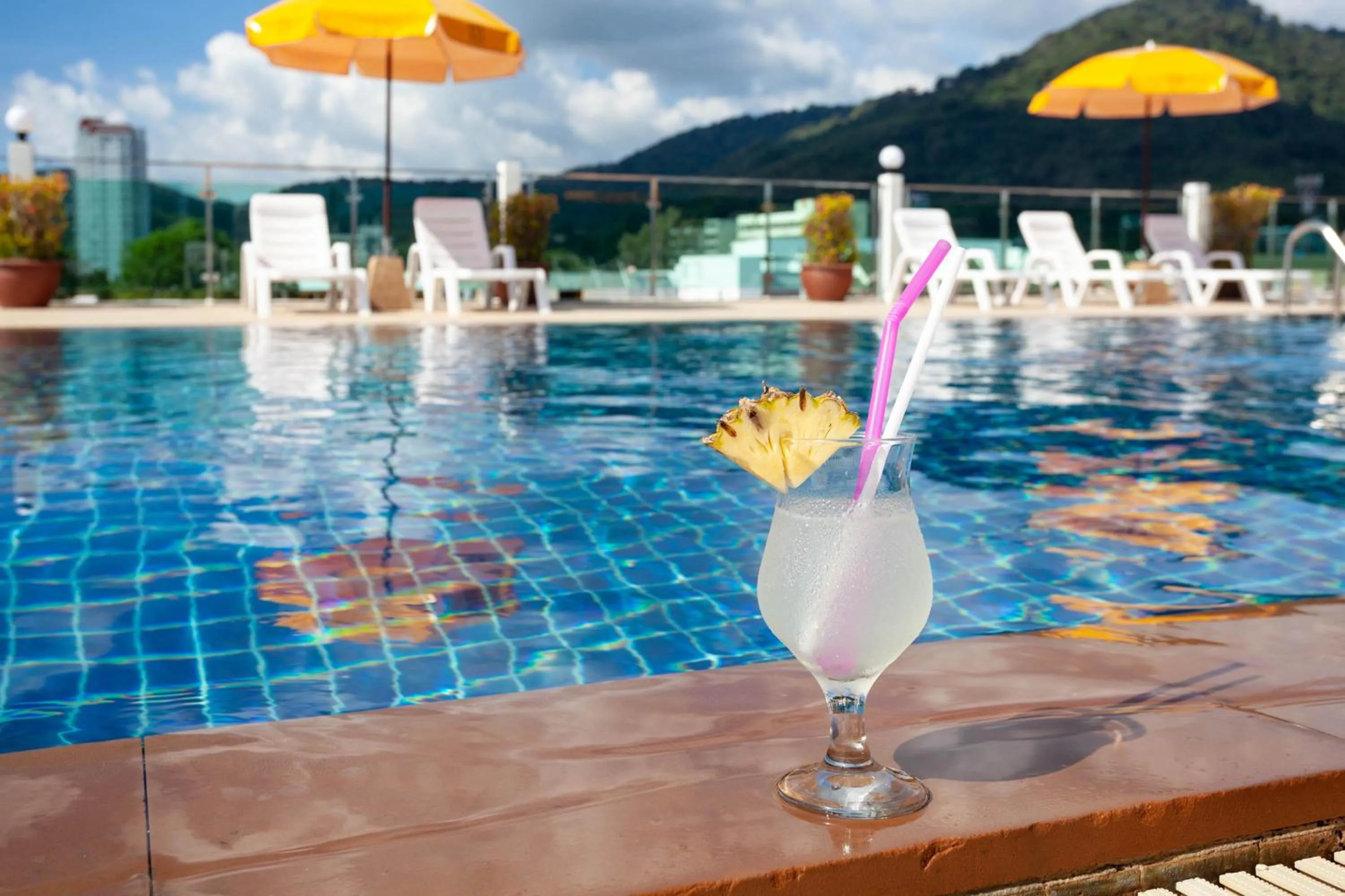 Swimming pool in Baumancasa Beach Resort