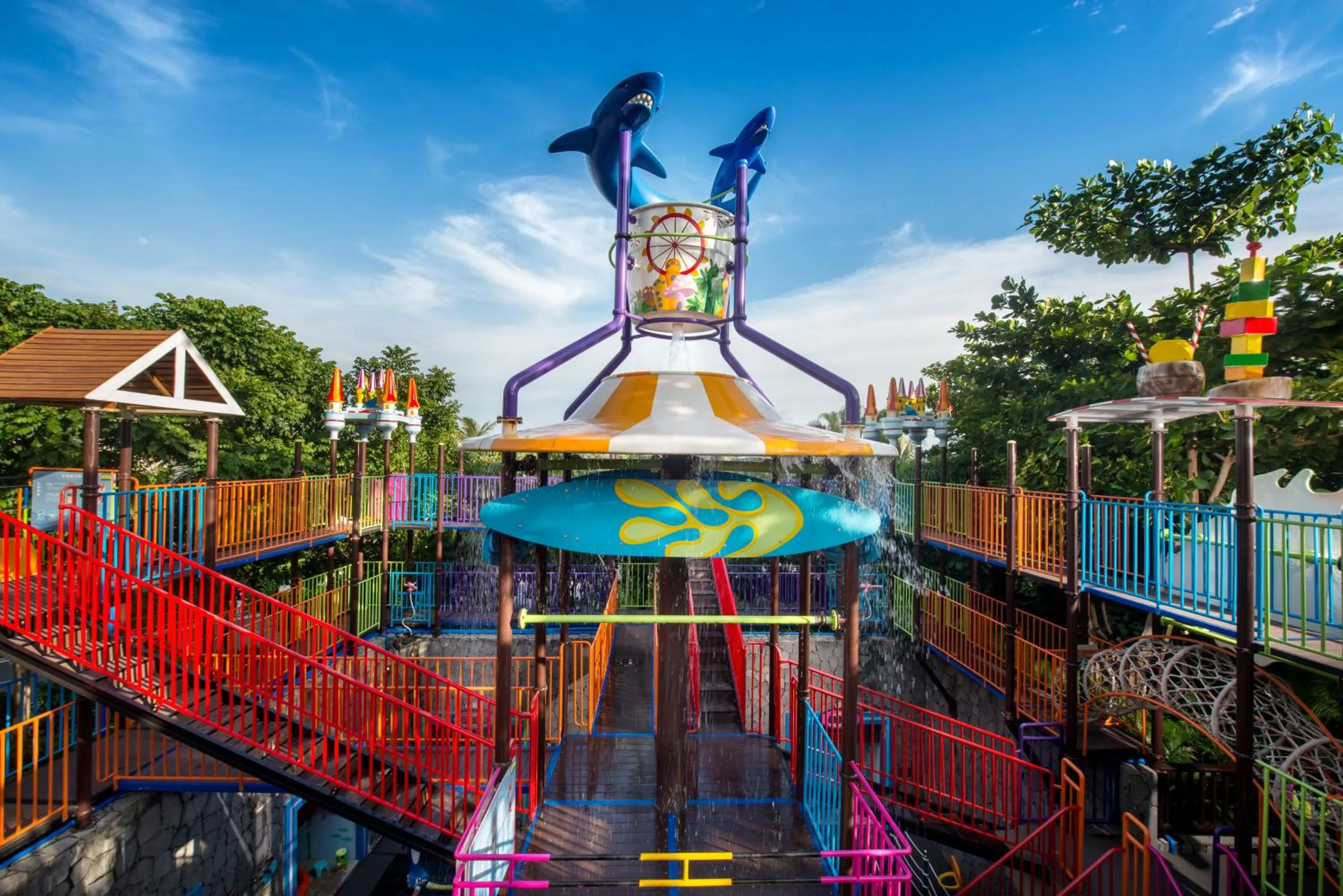 Aqua park in Pullman Oceanview Sanya Bay Resort & Spa