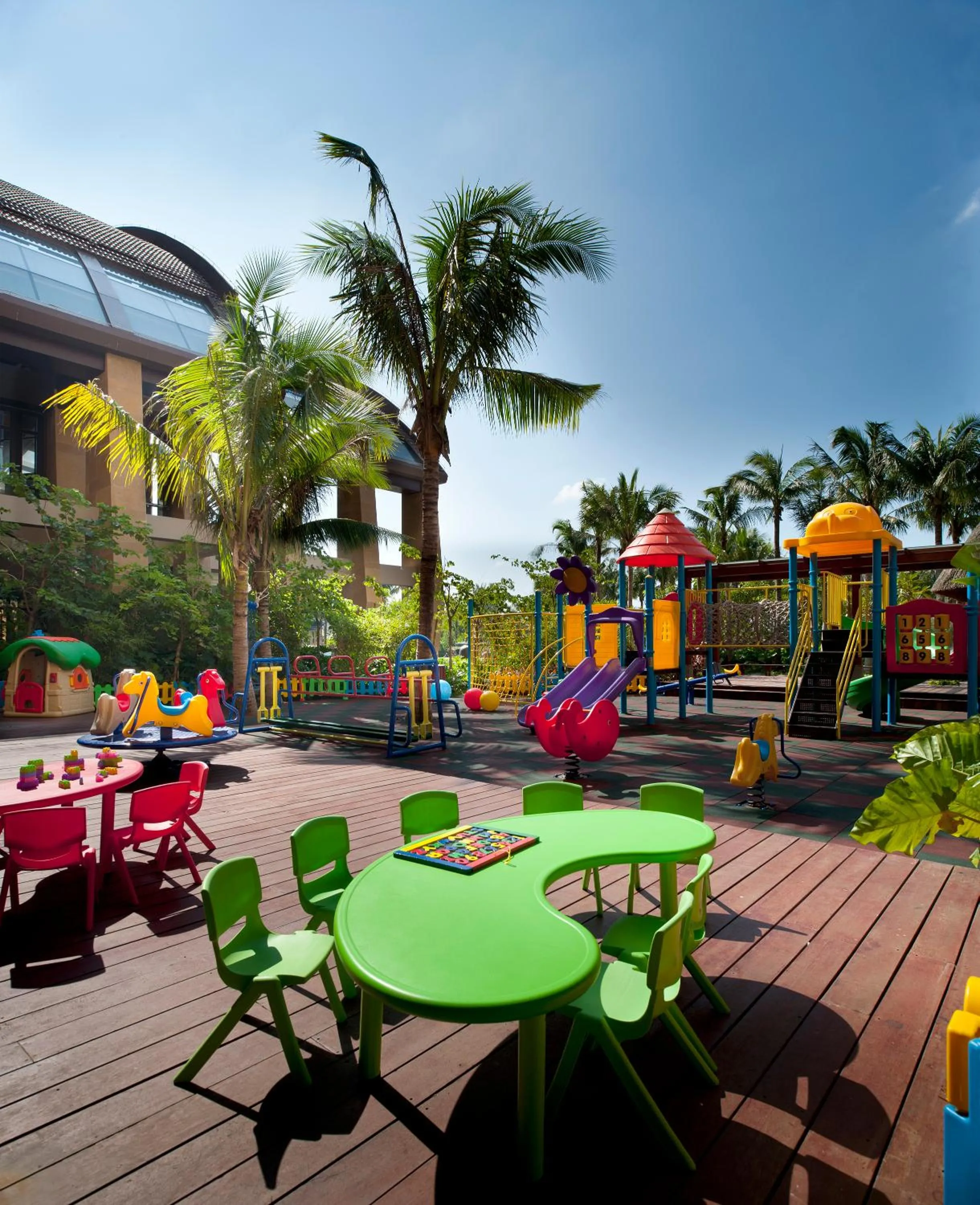 Children play ground in Pullman Oceanview Sanya Bay Resort & Spa