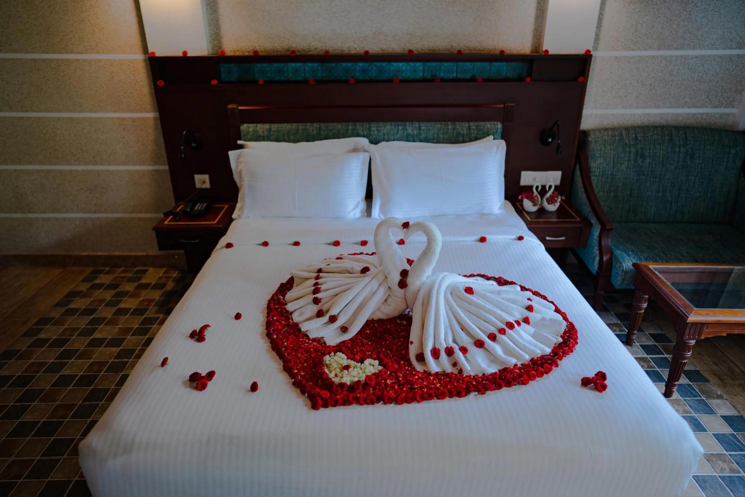 Bed in Indriya Sands