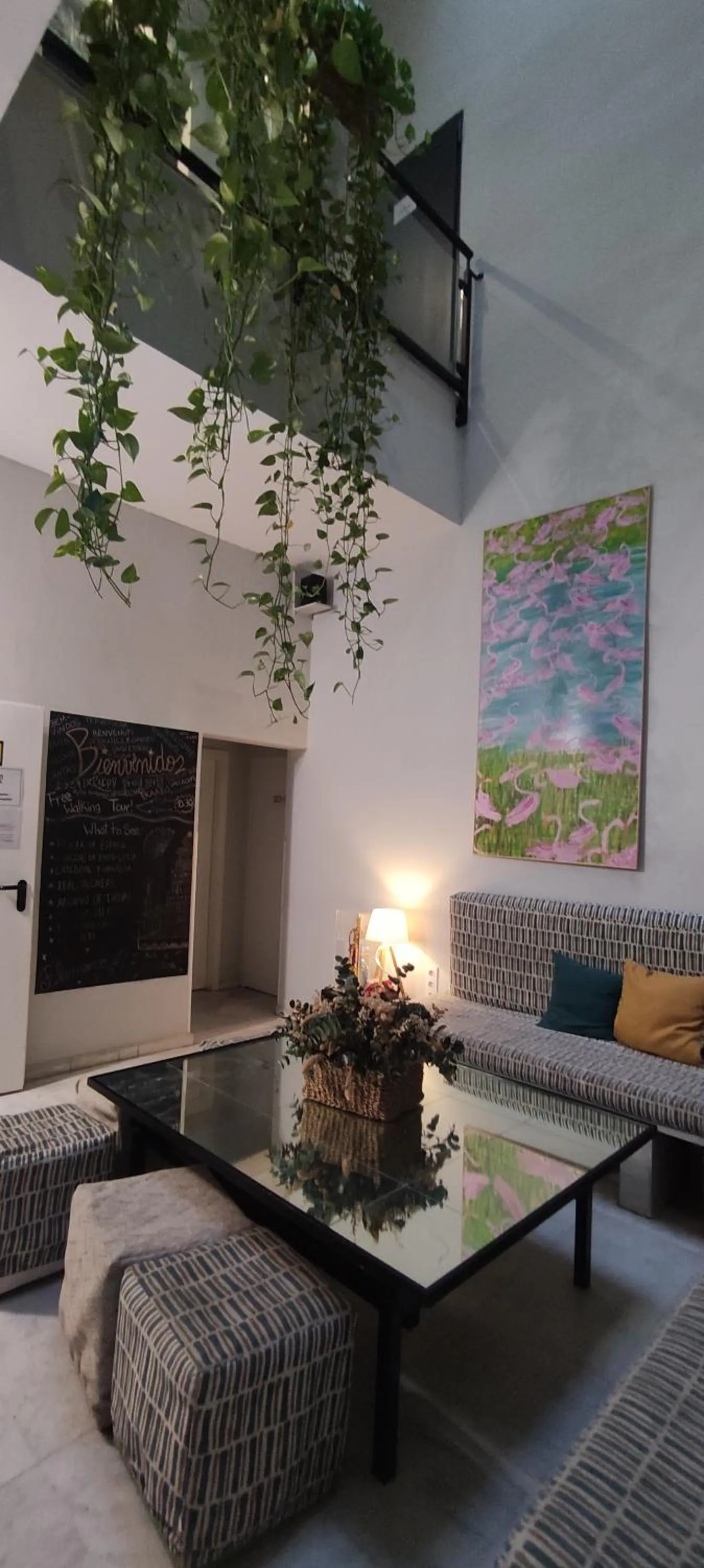 Living room in New Samay Hostel