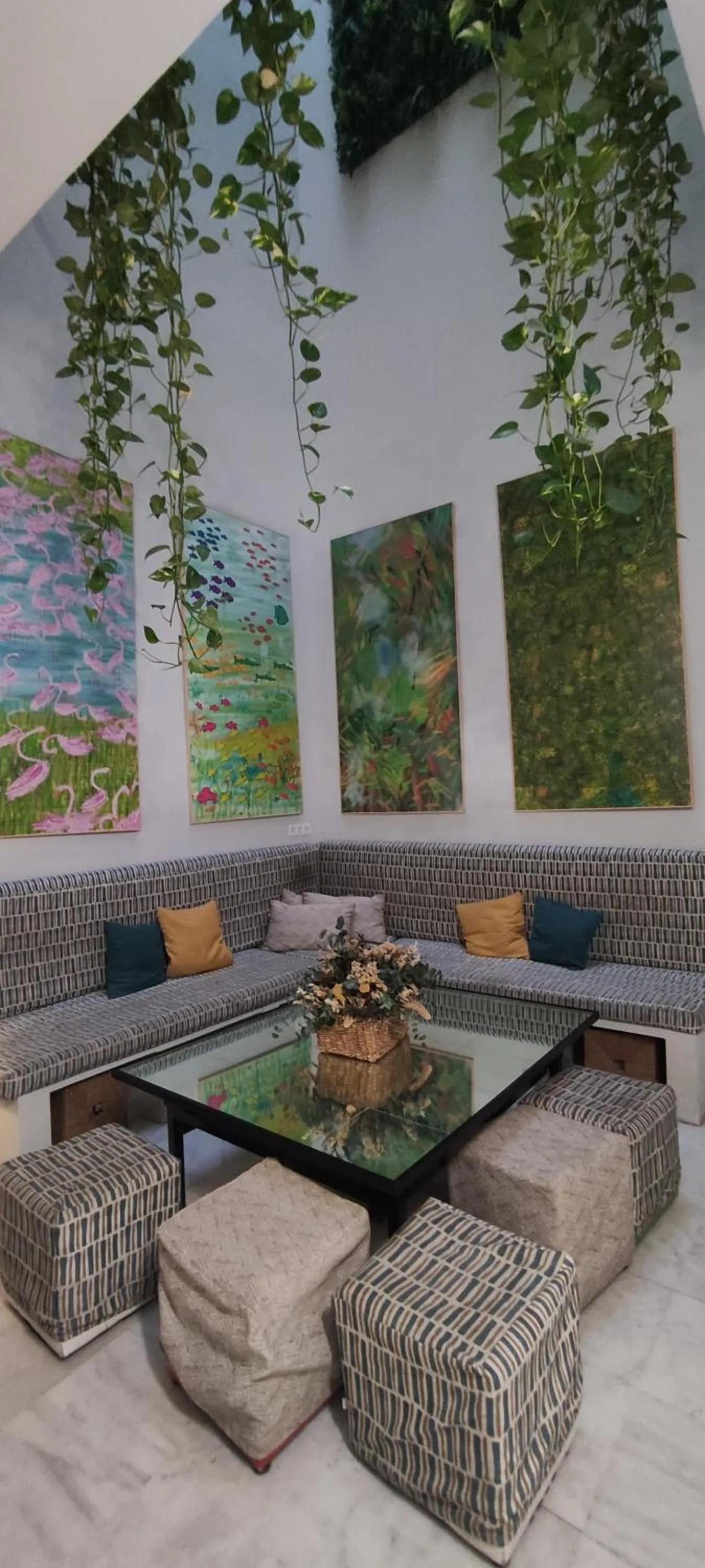 Living room in New Samay Hostel