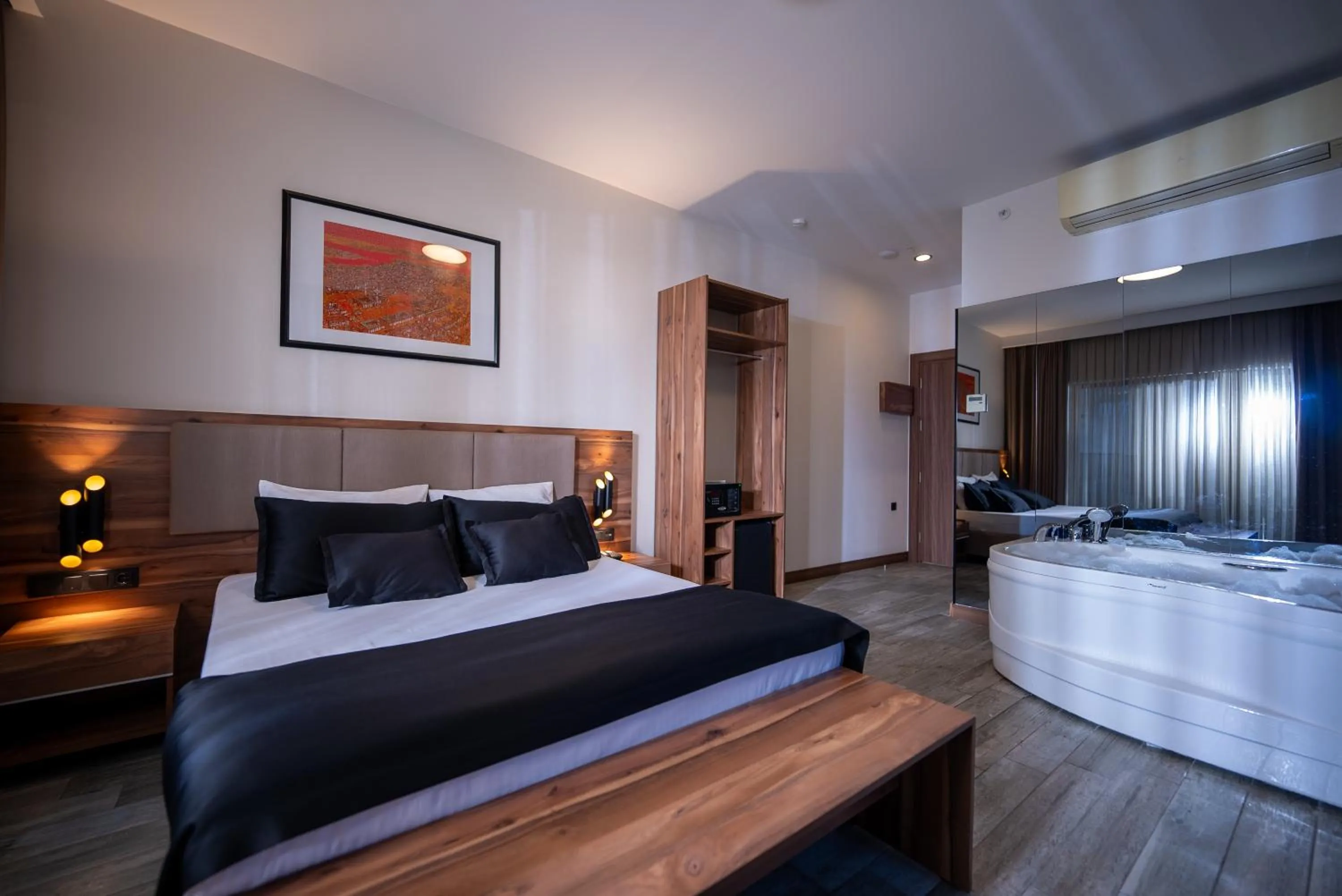 Bed in Mari Suites Hotel