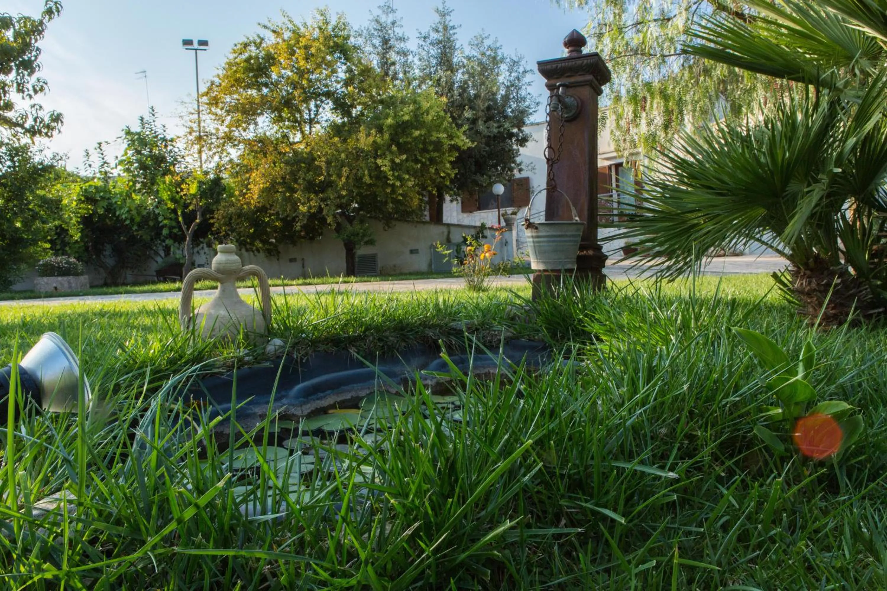 Garden in fiori e massi