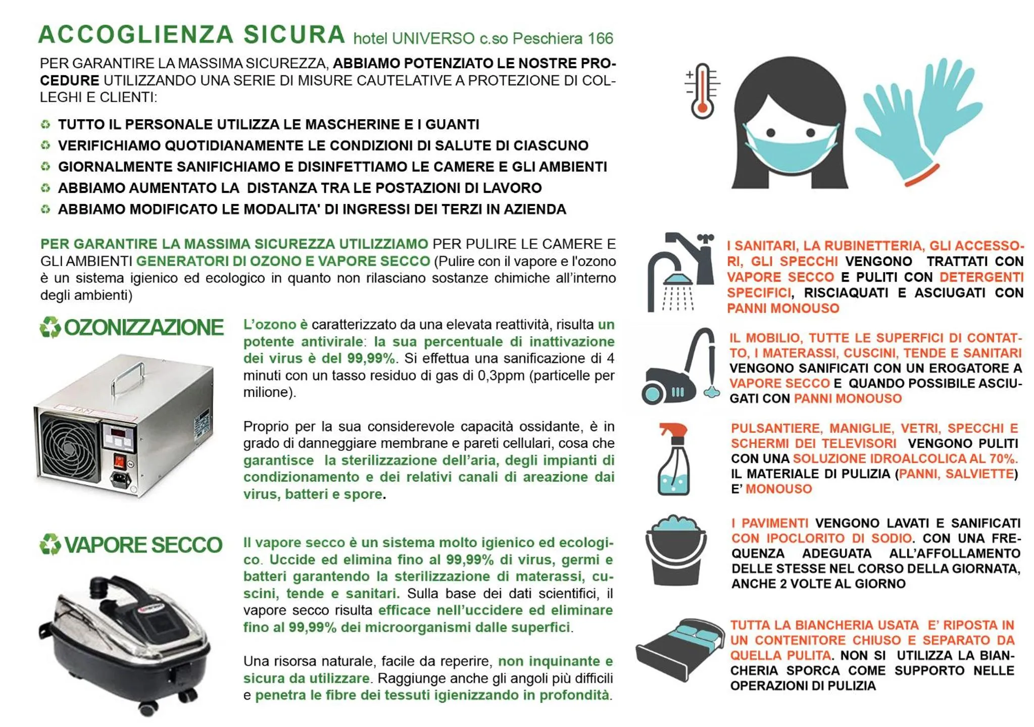 Logo/Certificate/Sign in Hotel Universo