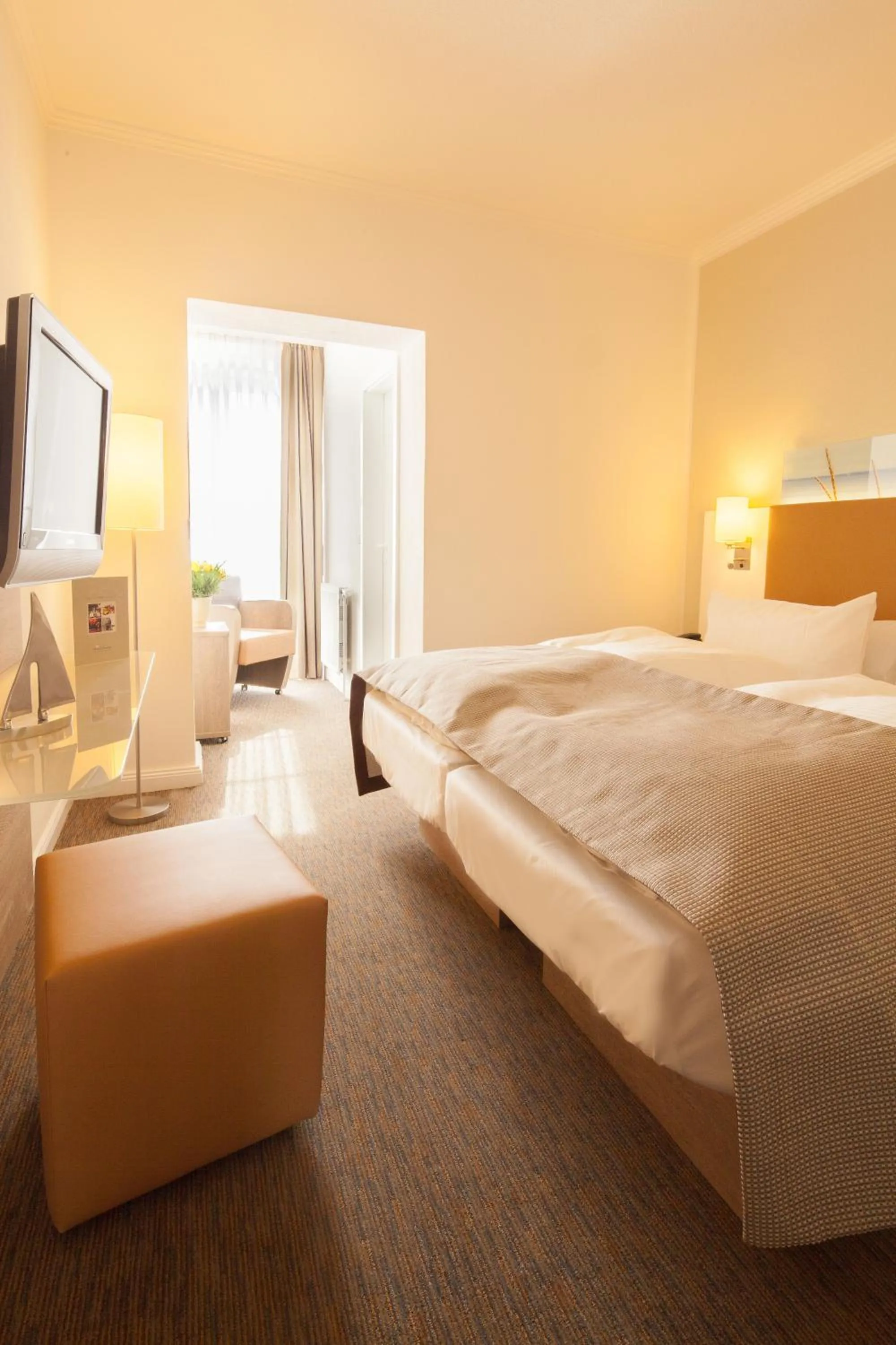 Photo of the whole room, Bed in Hotel Erholung