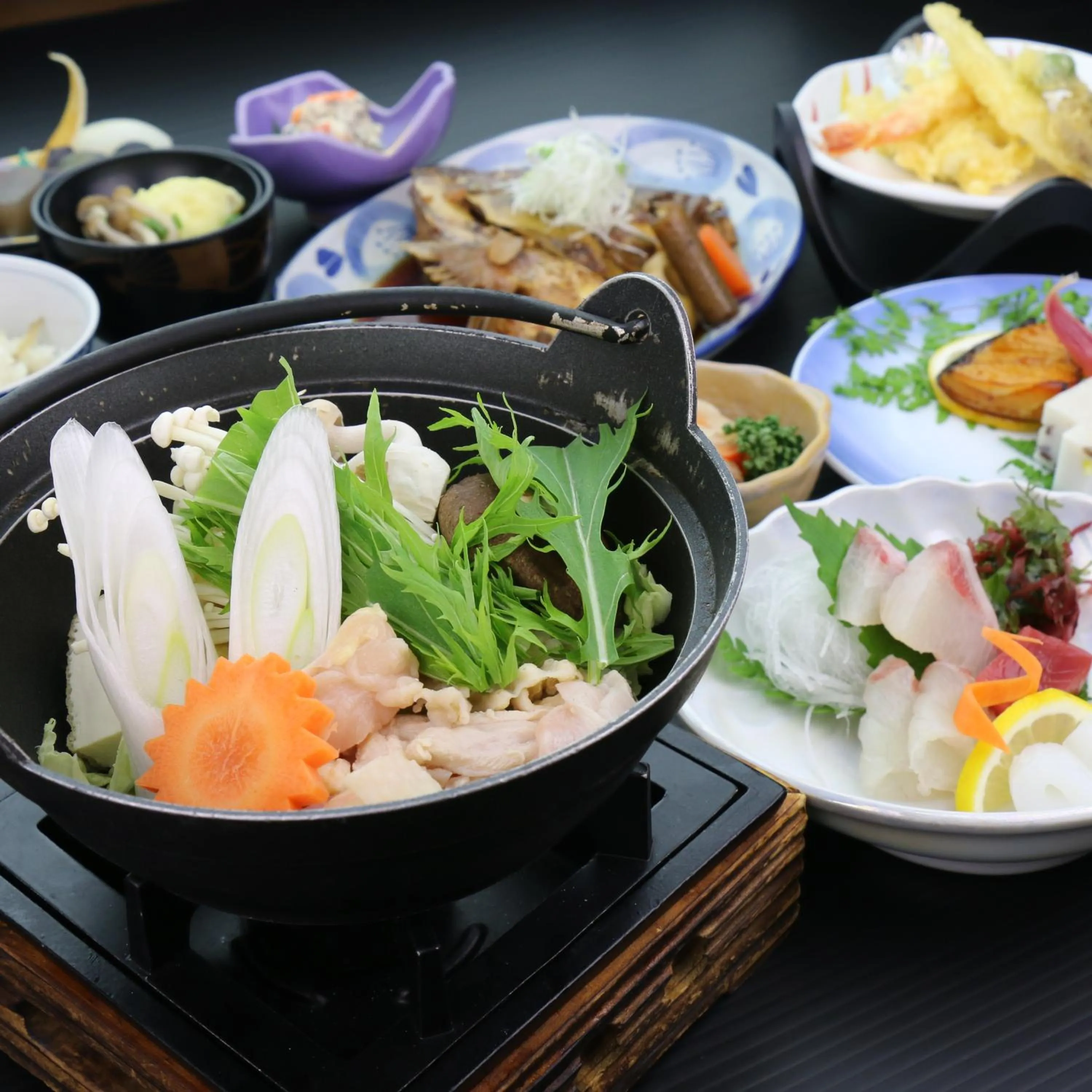 Dinner in Tsushima Grand Hotel