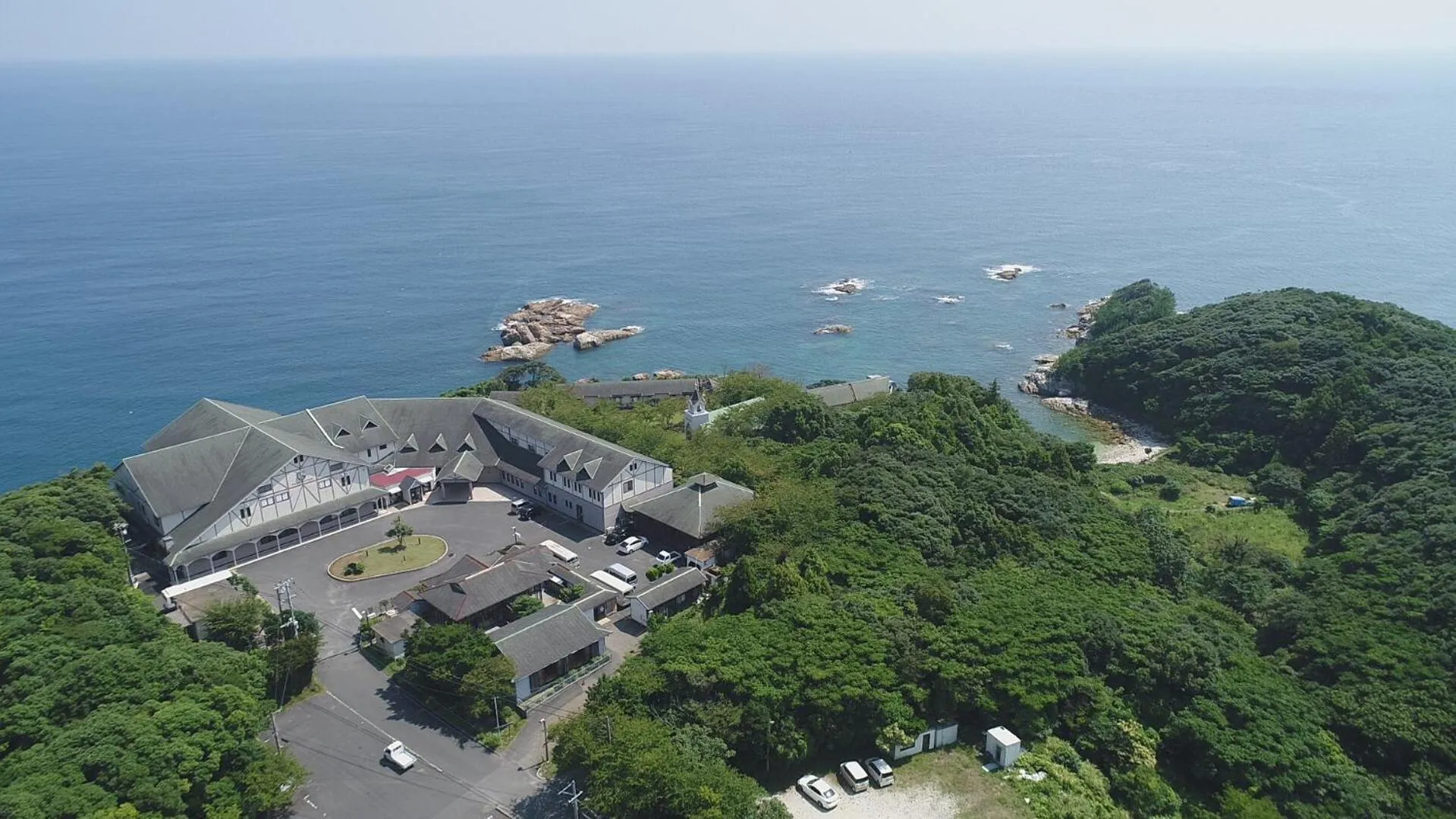Bird's eye view in Tsushima Grand Hotel