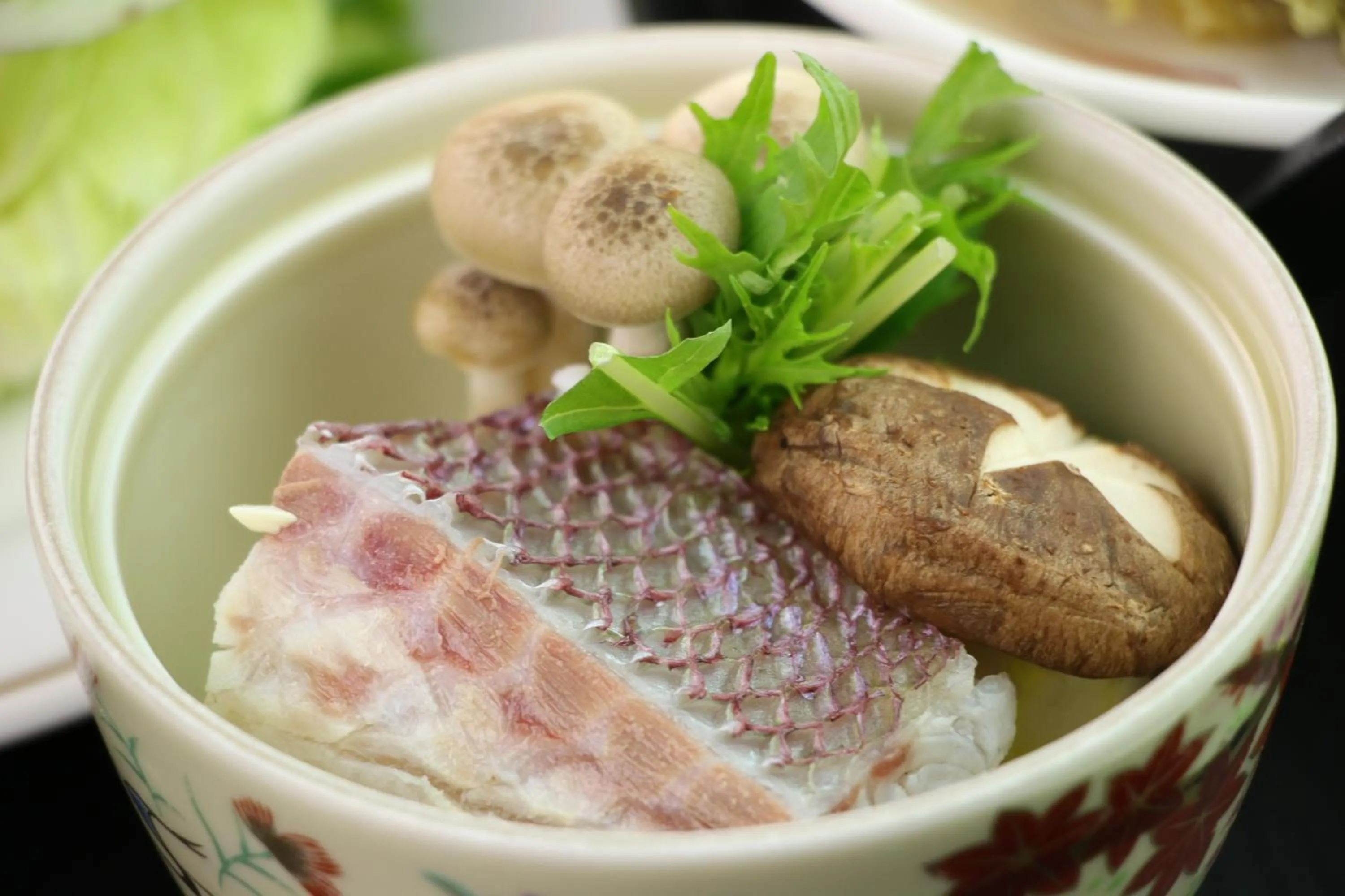 Food close-up in Tsushima Grand Hotel