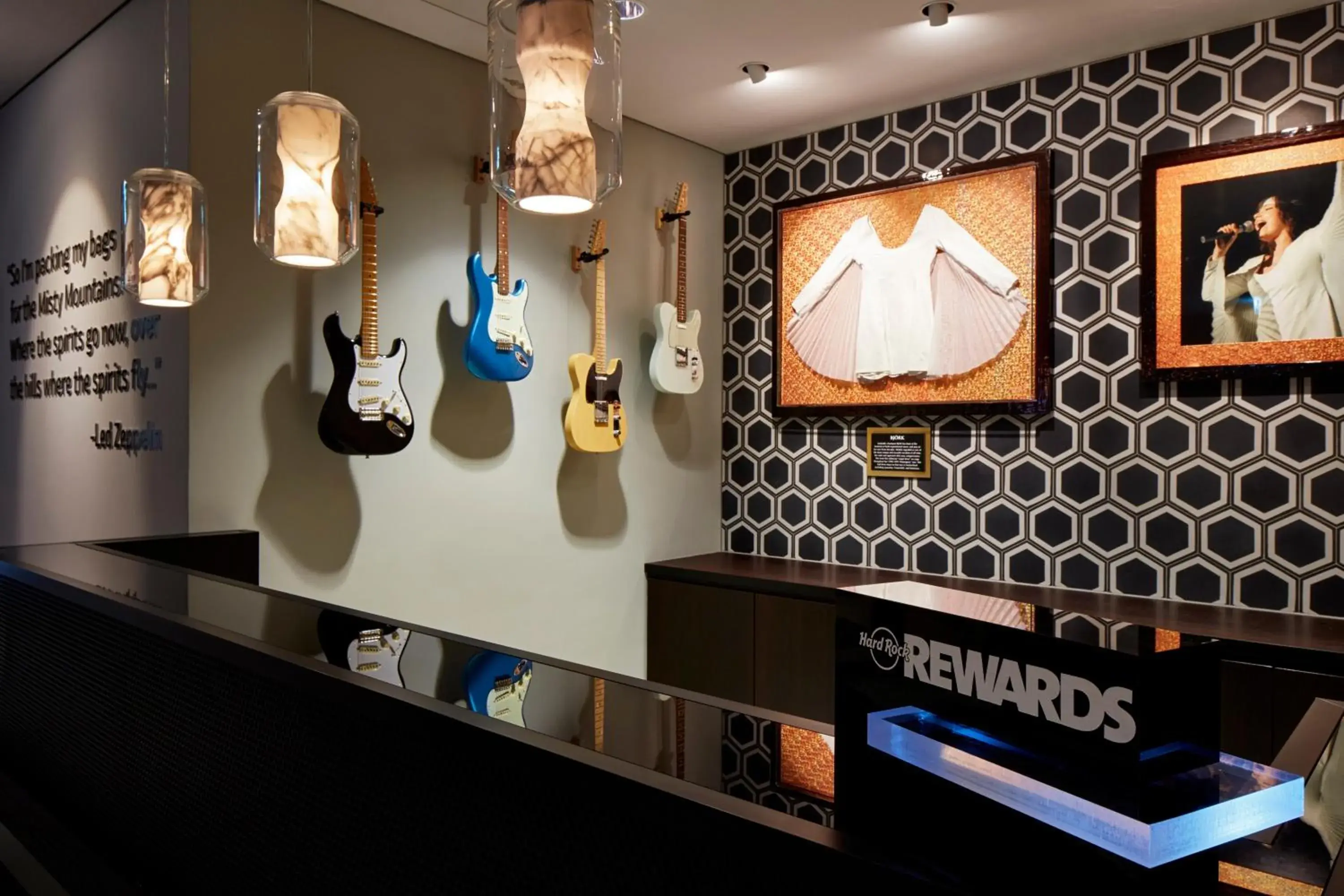 Lobby or reception in Hard Rock Hotel Davos Lobby or reception in Hard Rock Hotel Davos